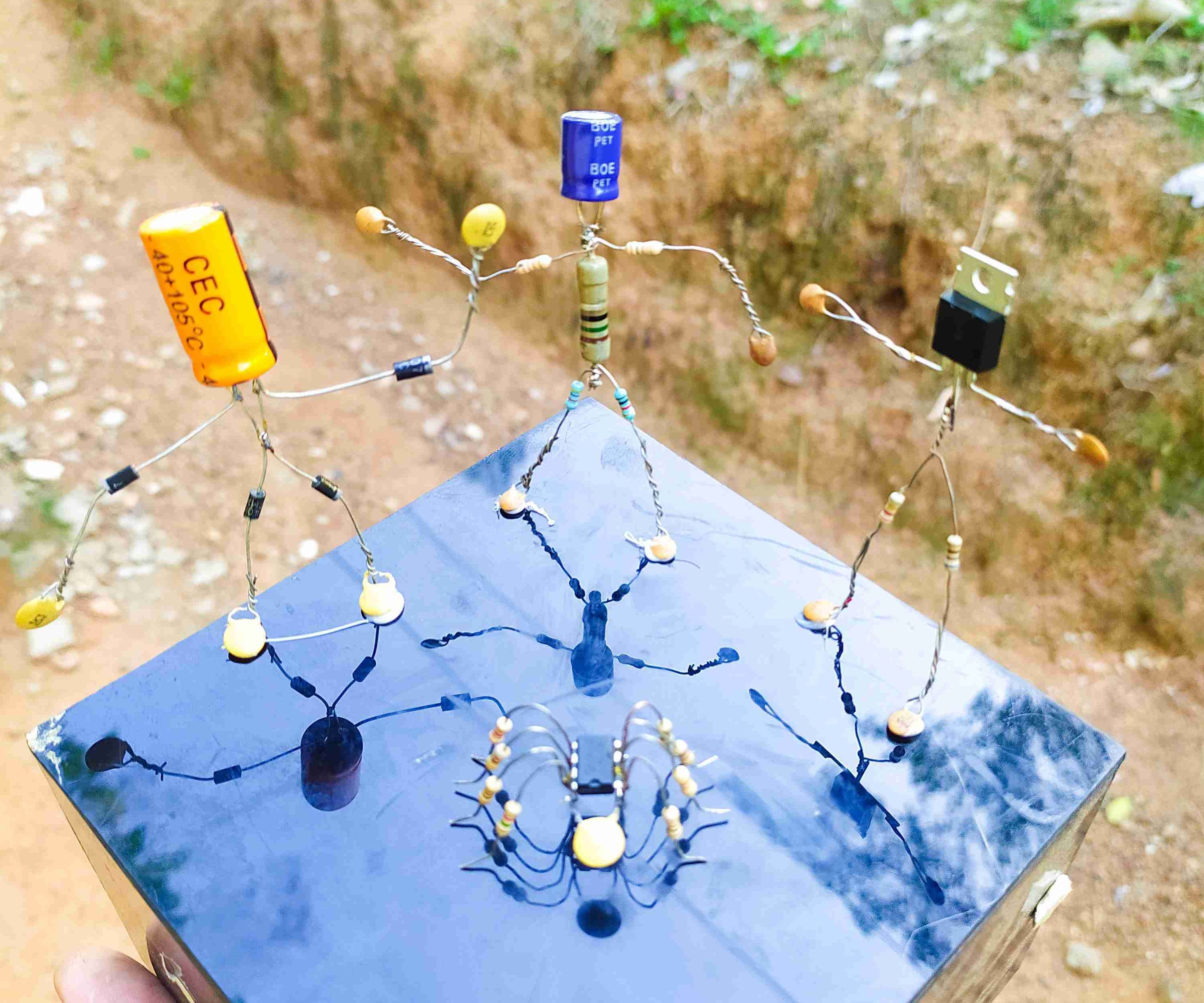 Electronic Component Sculptures