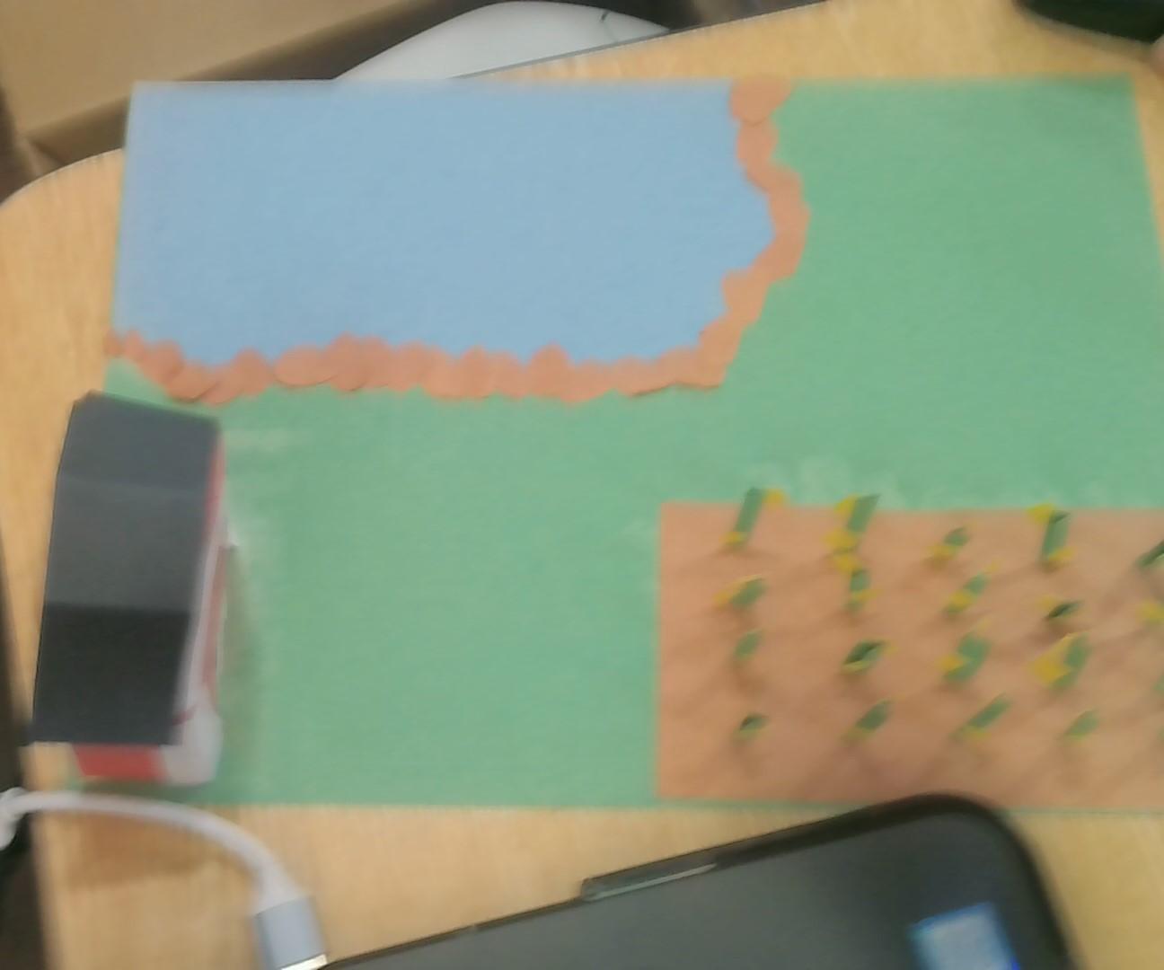 Farm Diorama Made of Construction Paper
