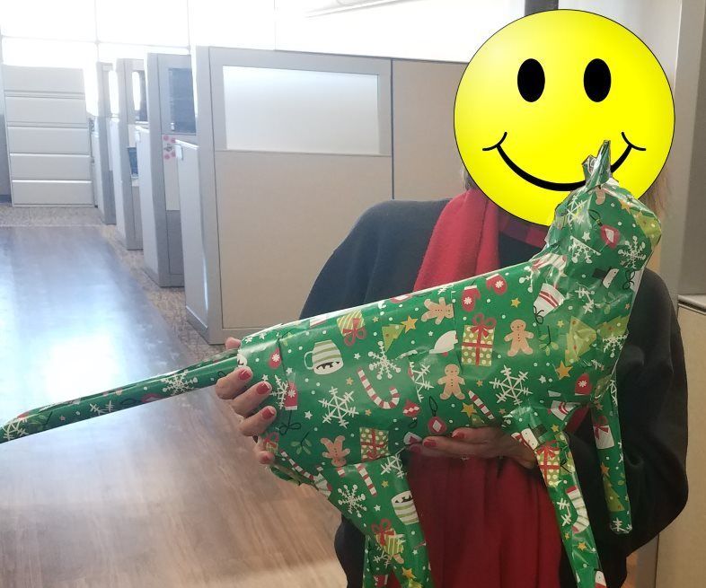 Cat-shaped Gift Wrapping