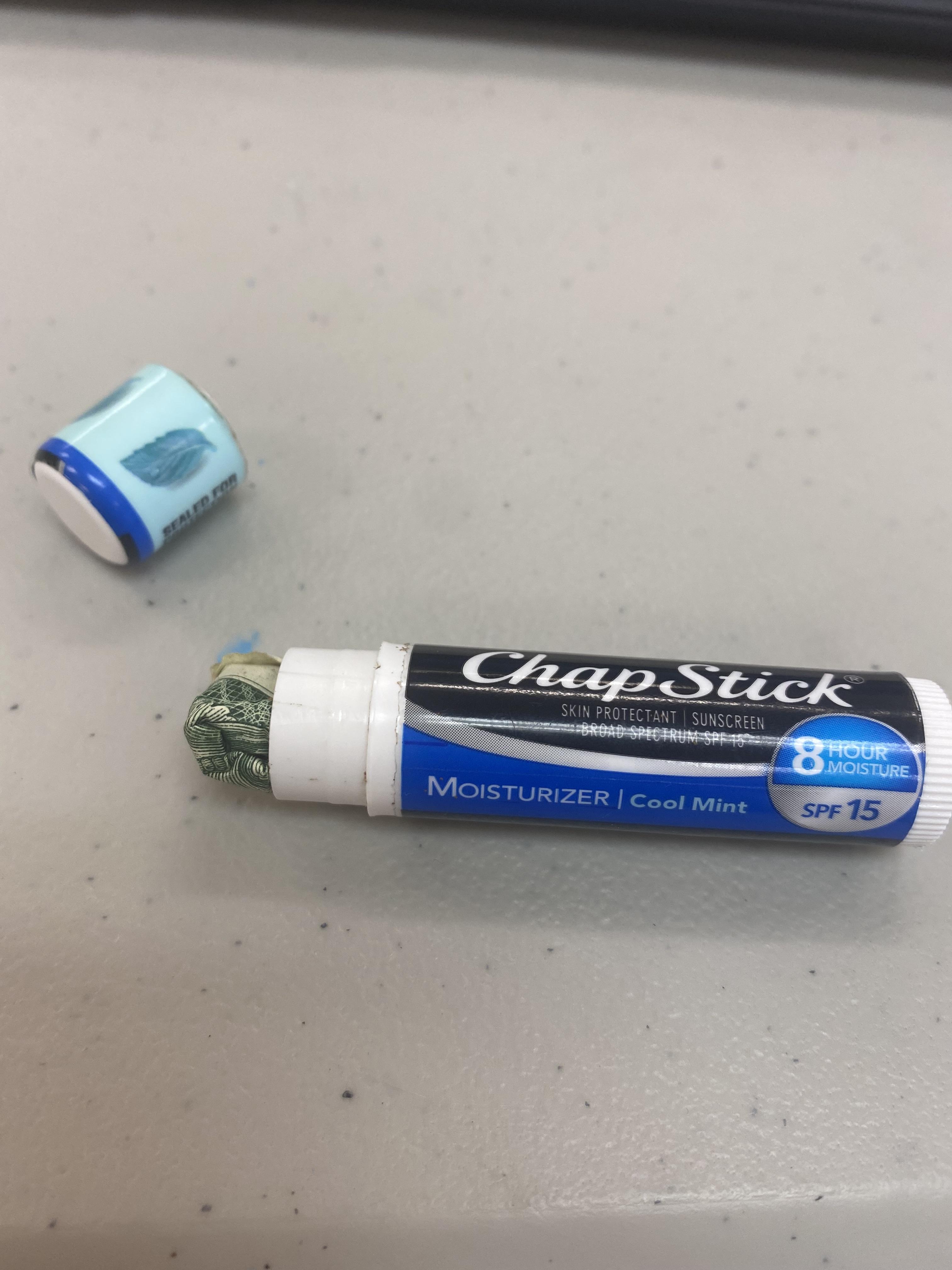 Hidden Money in a Chapstick