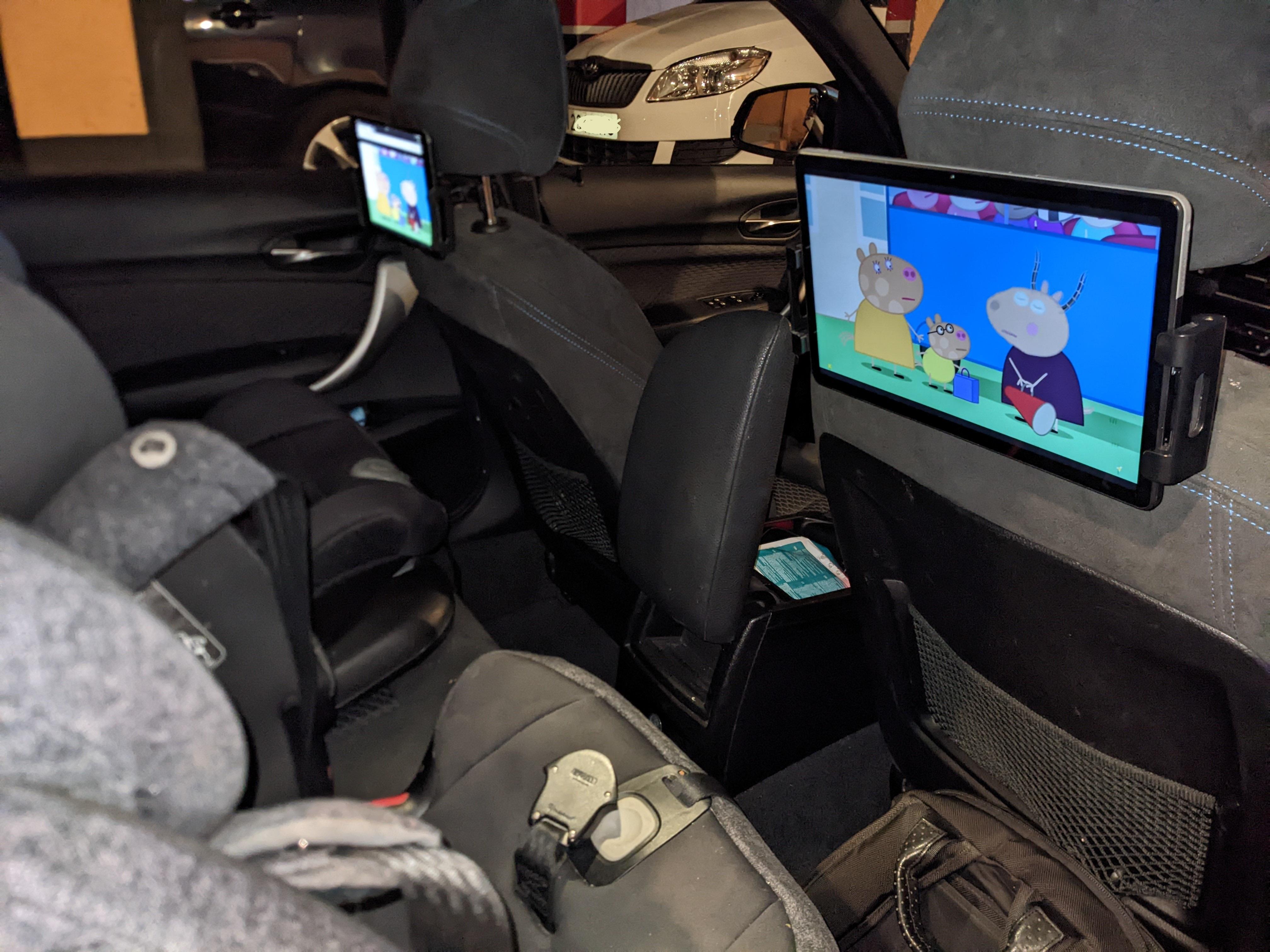 Dual Screen Media Player for Cars & Kids With Old/reused Kit