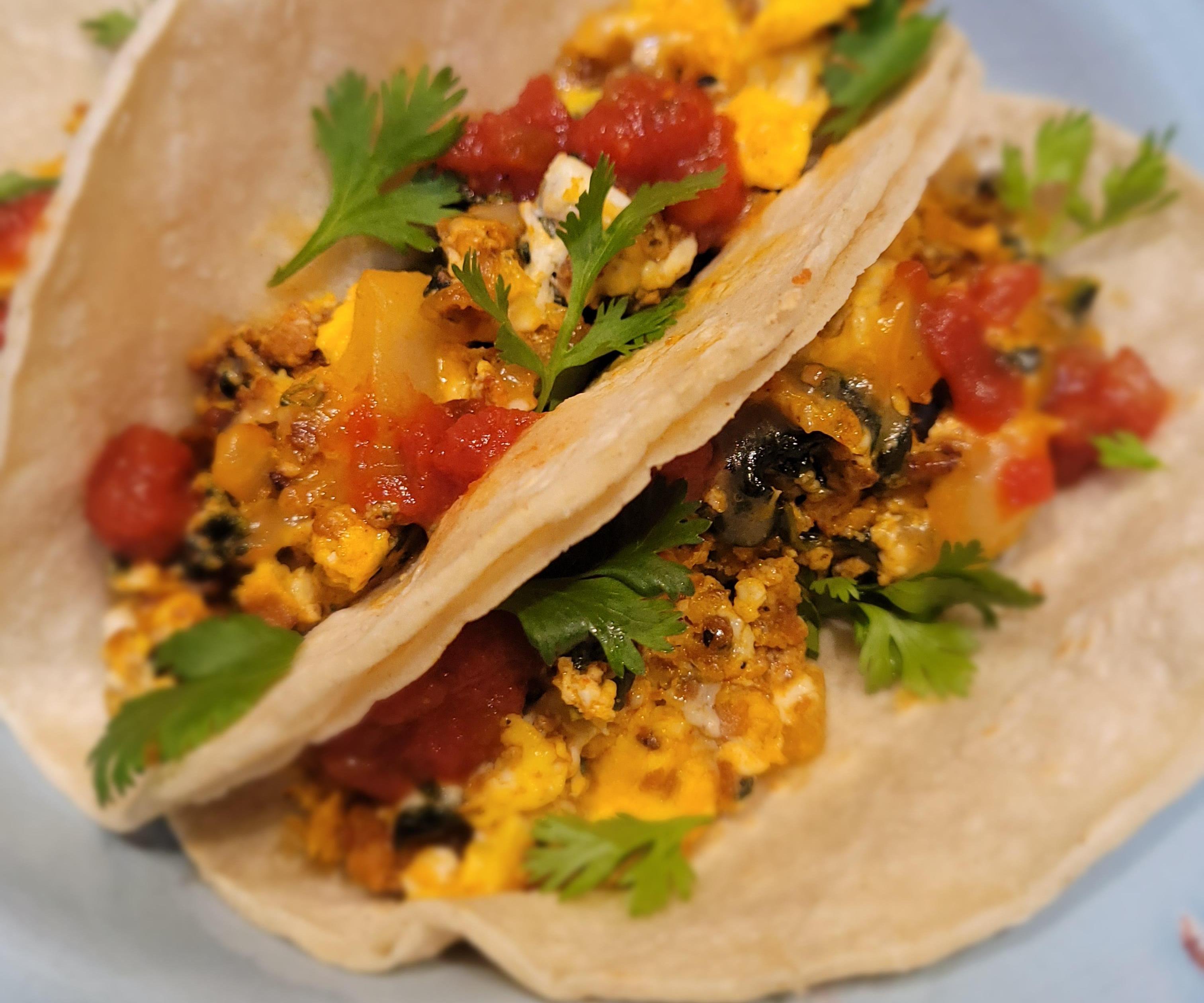 Soyrizo Breakfast Tacos