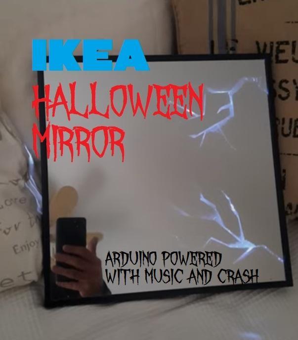 IKEA Halloween Mirror - With Crash and Scary Messages