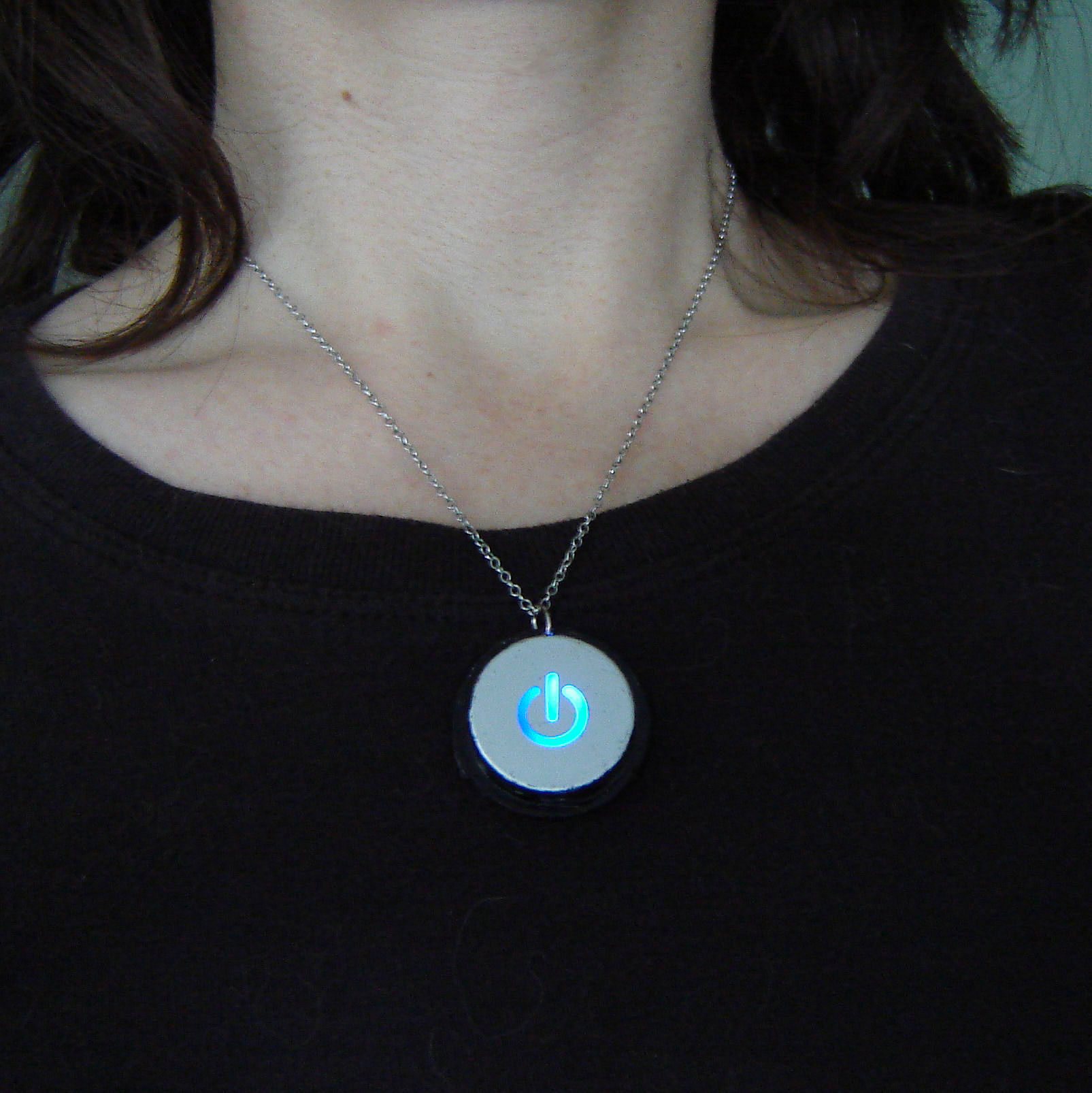 Power Button Necklace
