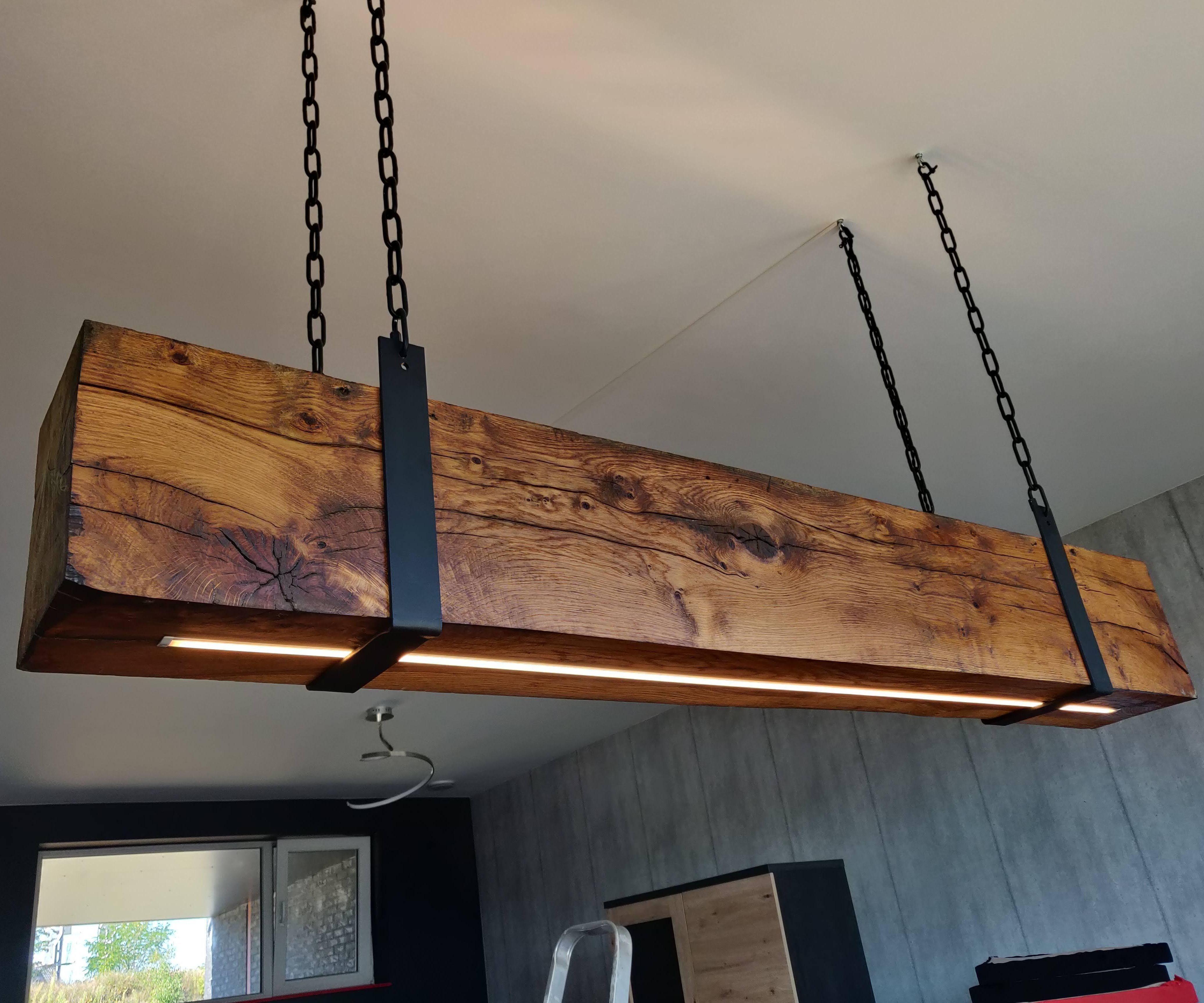 Reclaimed Oak Beam Light