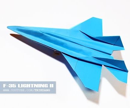 How to Make a Paper Plane That Flies | F-35 Lightning II 