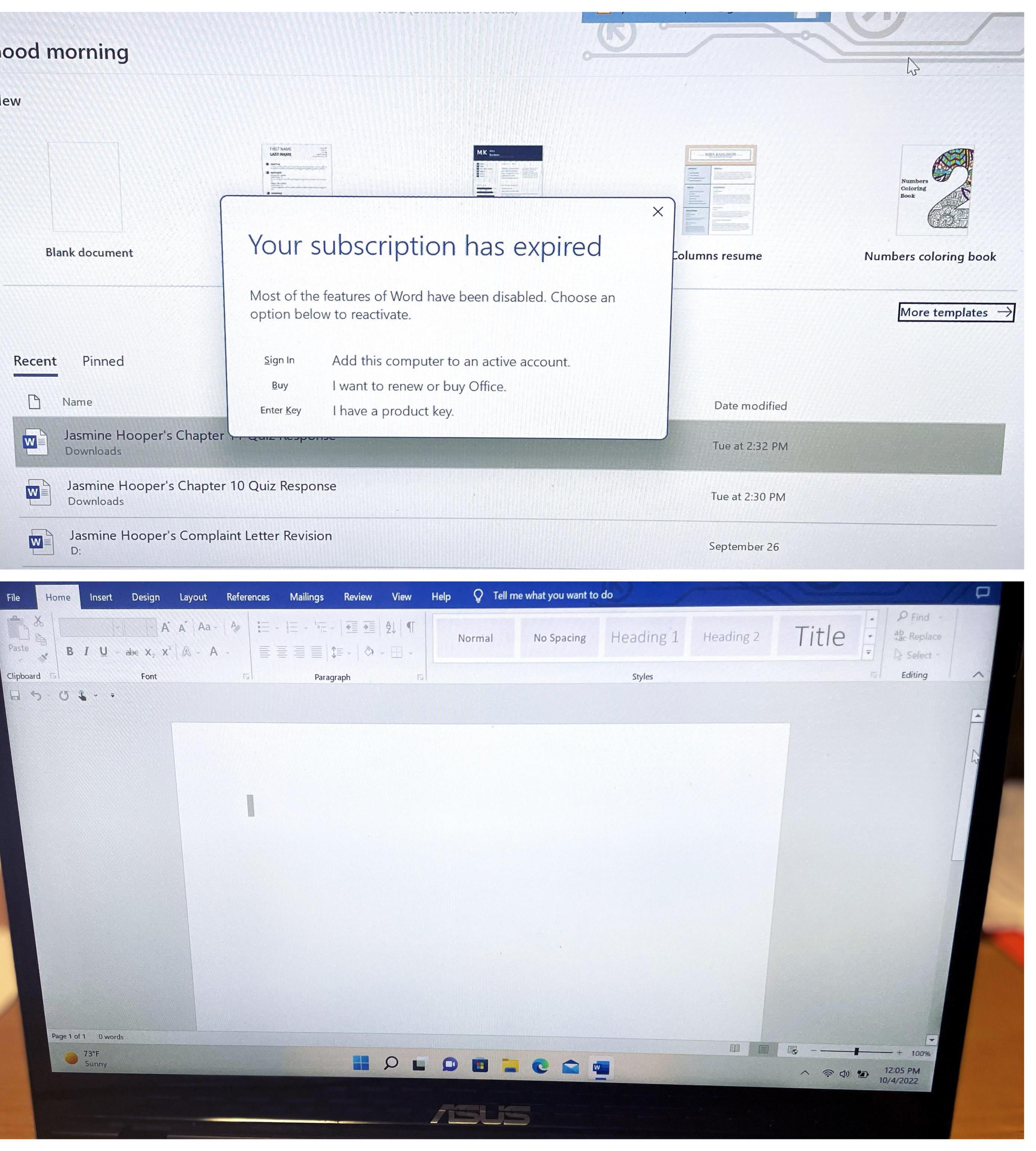 Microsoft Word Vs. Google Docs