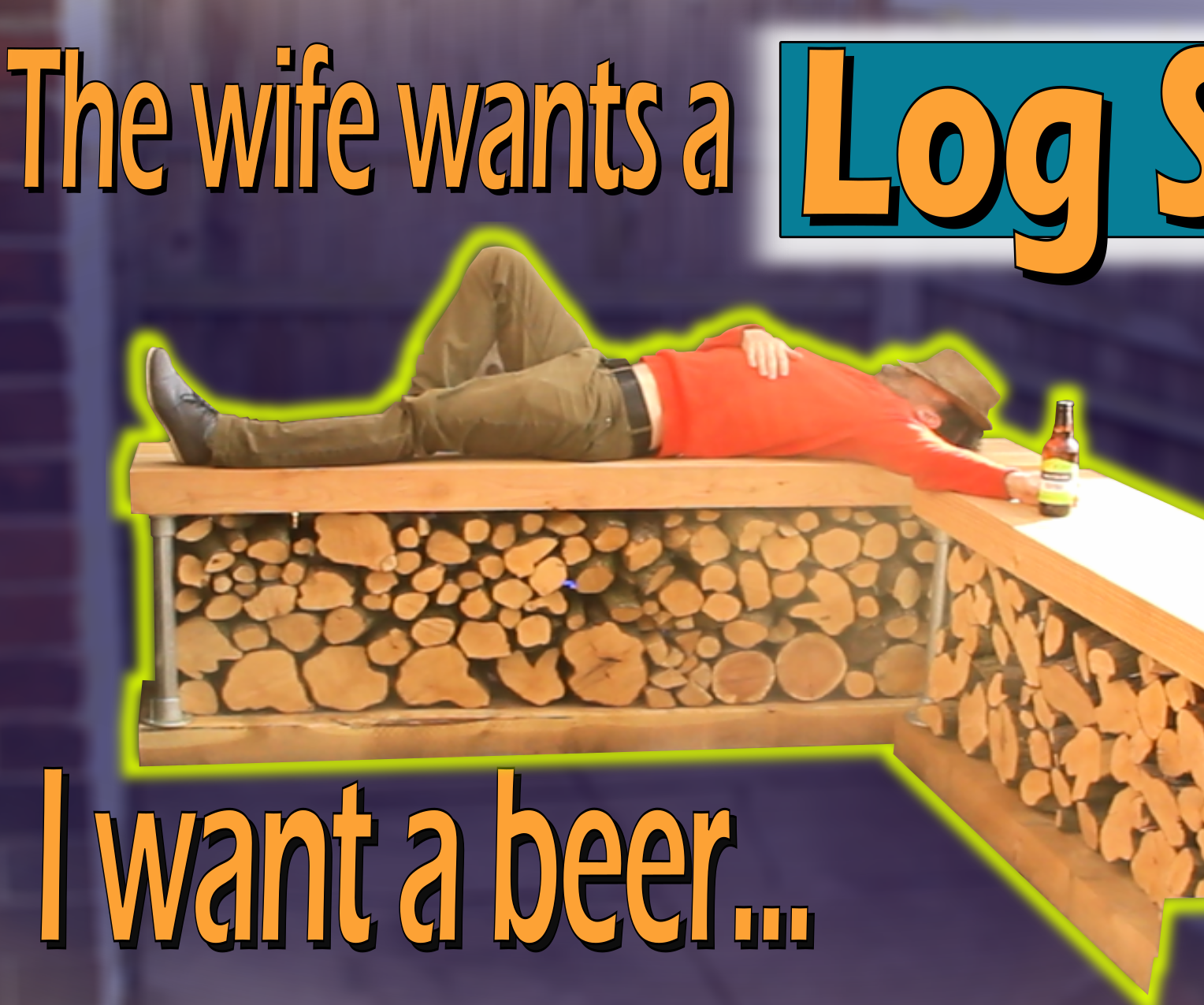 Easy Log Store - Sleeper and Scaffold Construction