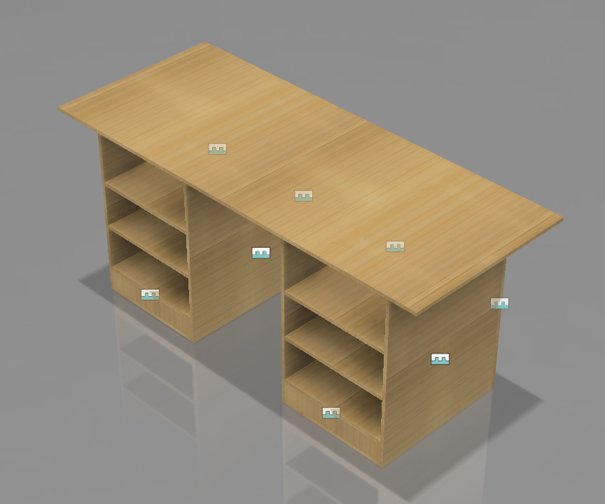 Escritorio Movible De Melamina