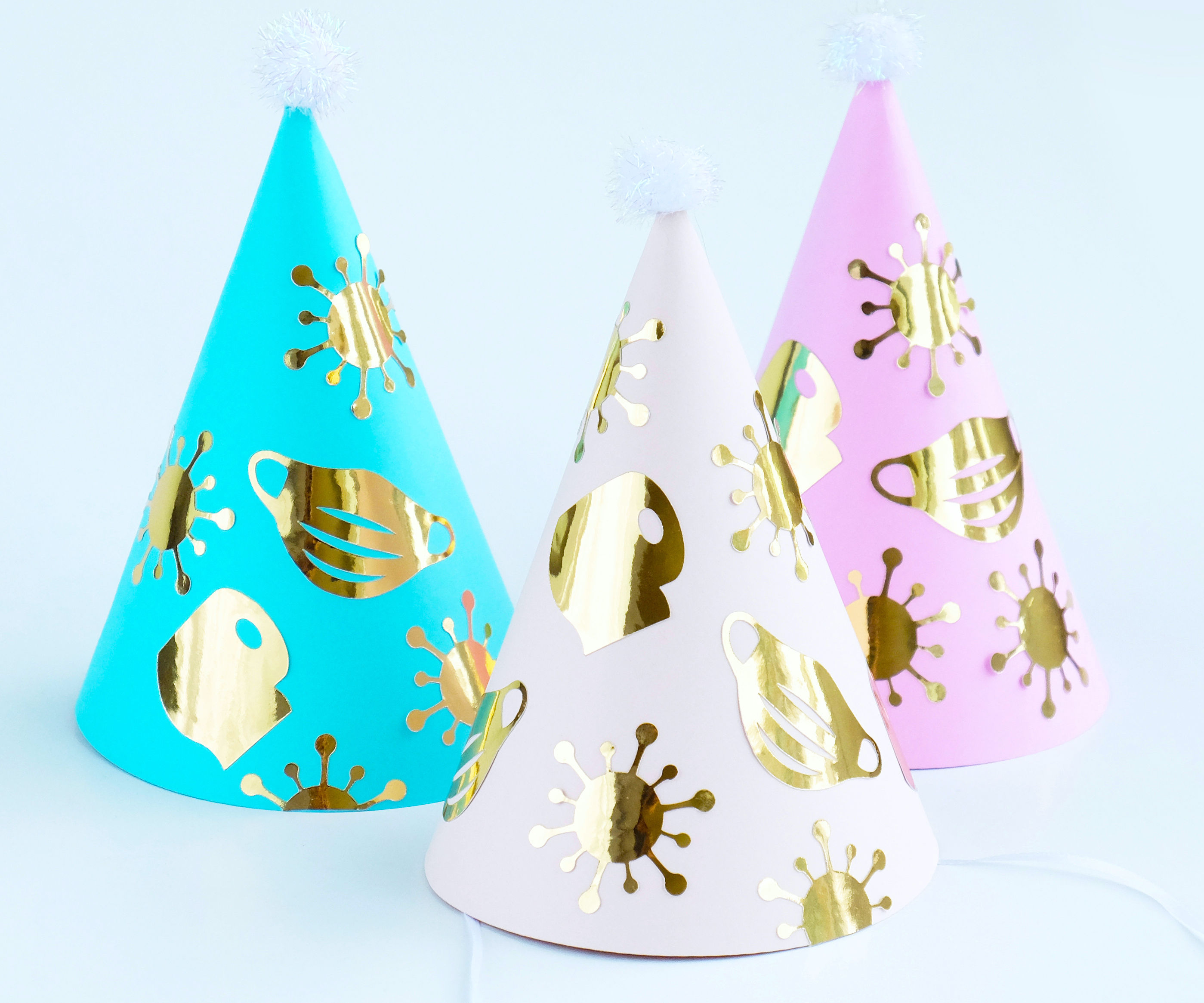 Quarantine Birthday Party Hats
