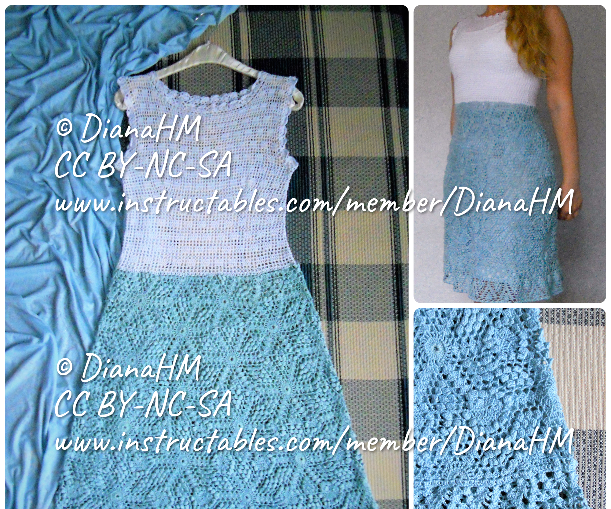 Crochet a Dress With A-Line Motifs Skirt