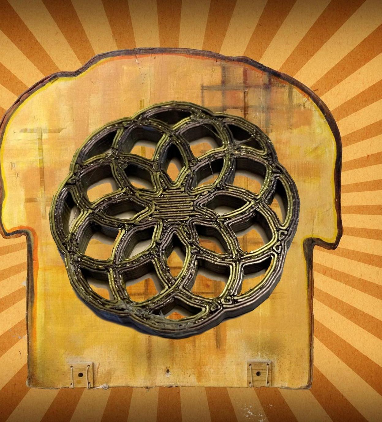 3D Printed Sacred Geometry Earrings