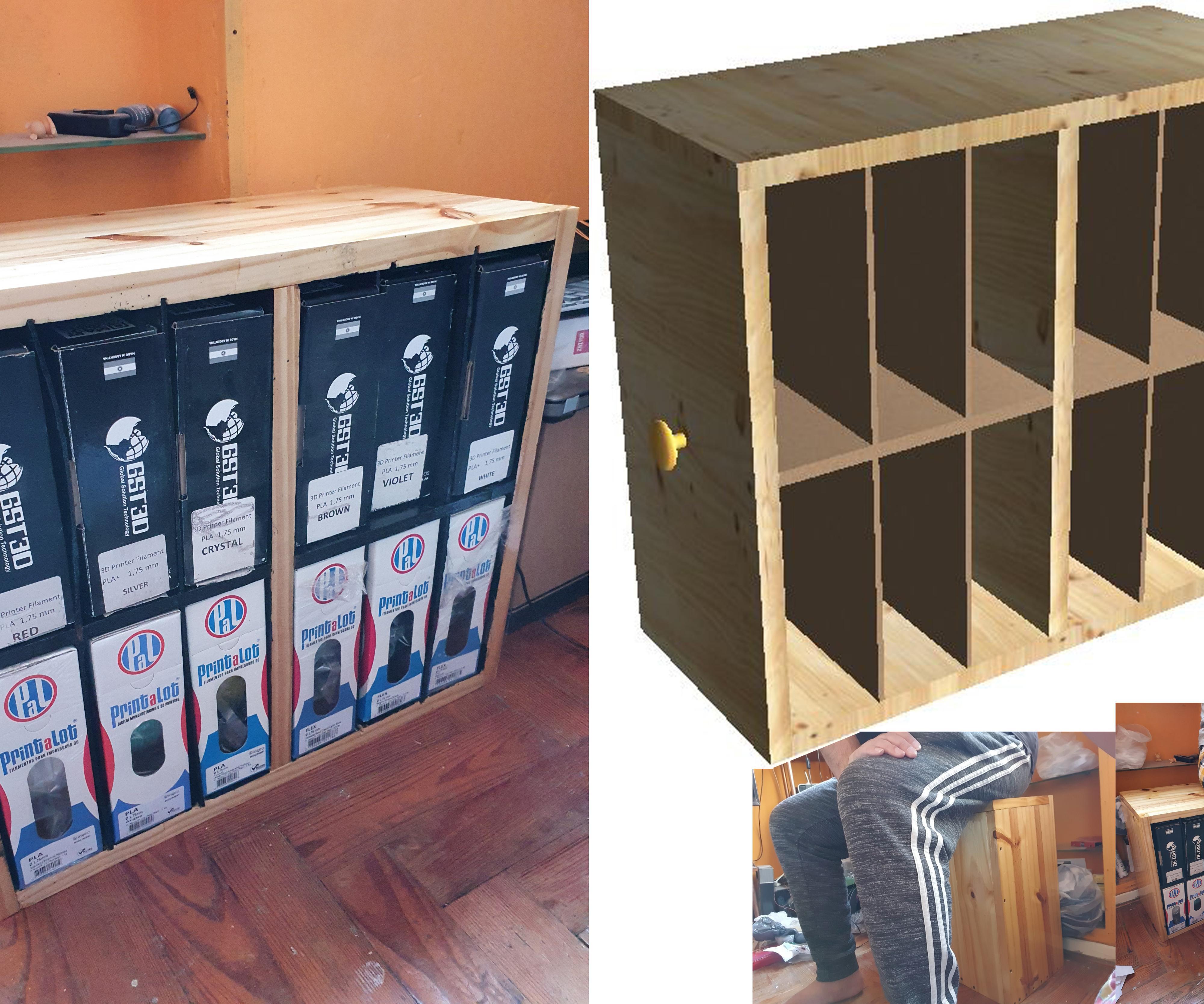 Caja Almacenamiento Filamentos (Filament Storage Box)