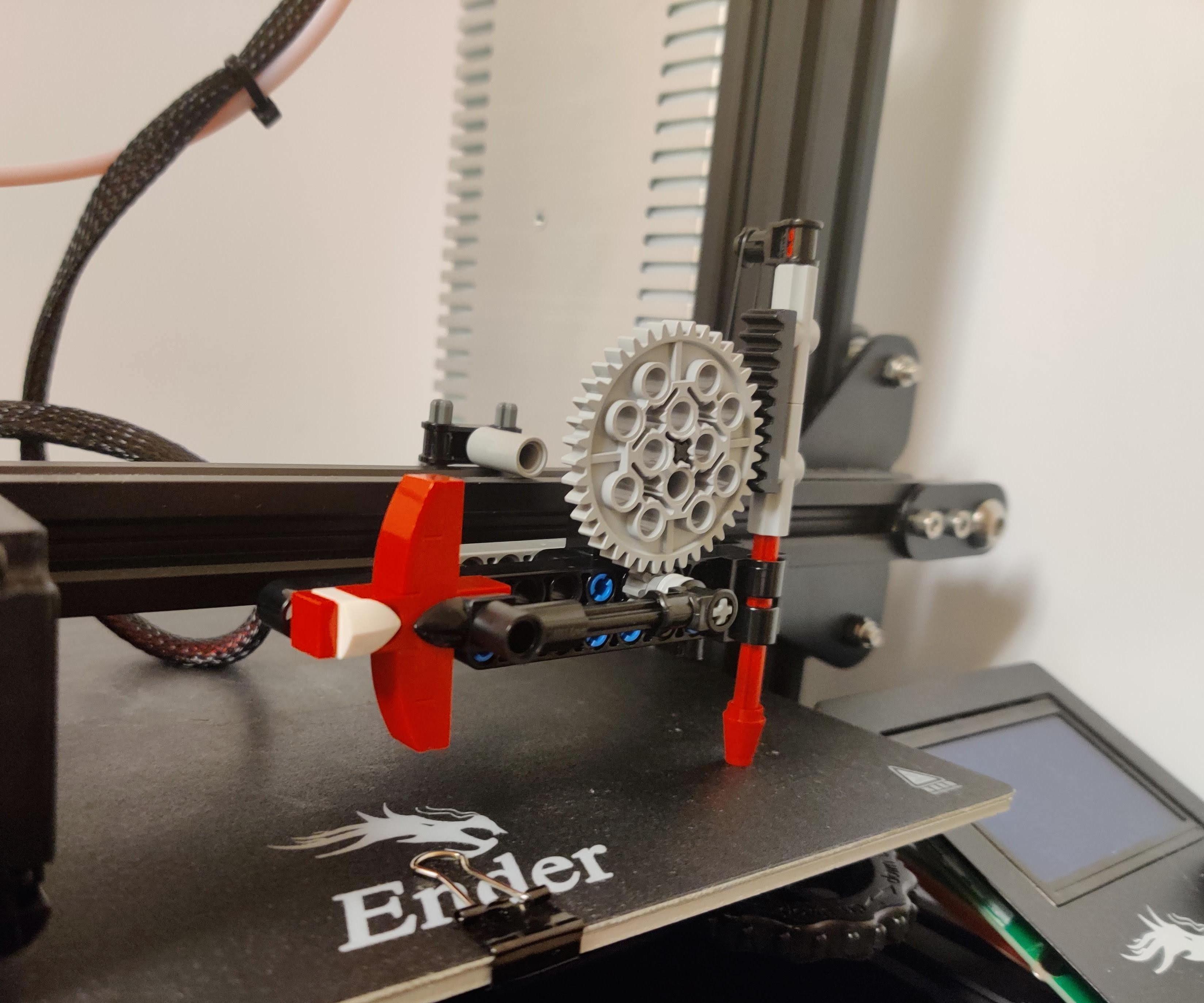 Lego 3D Printer Bed Leveler