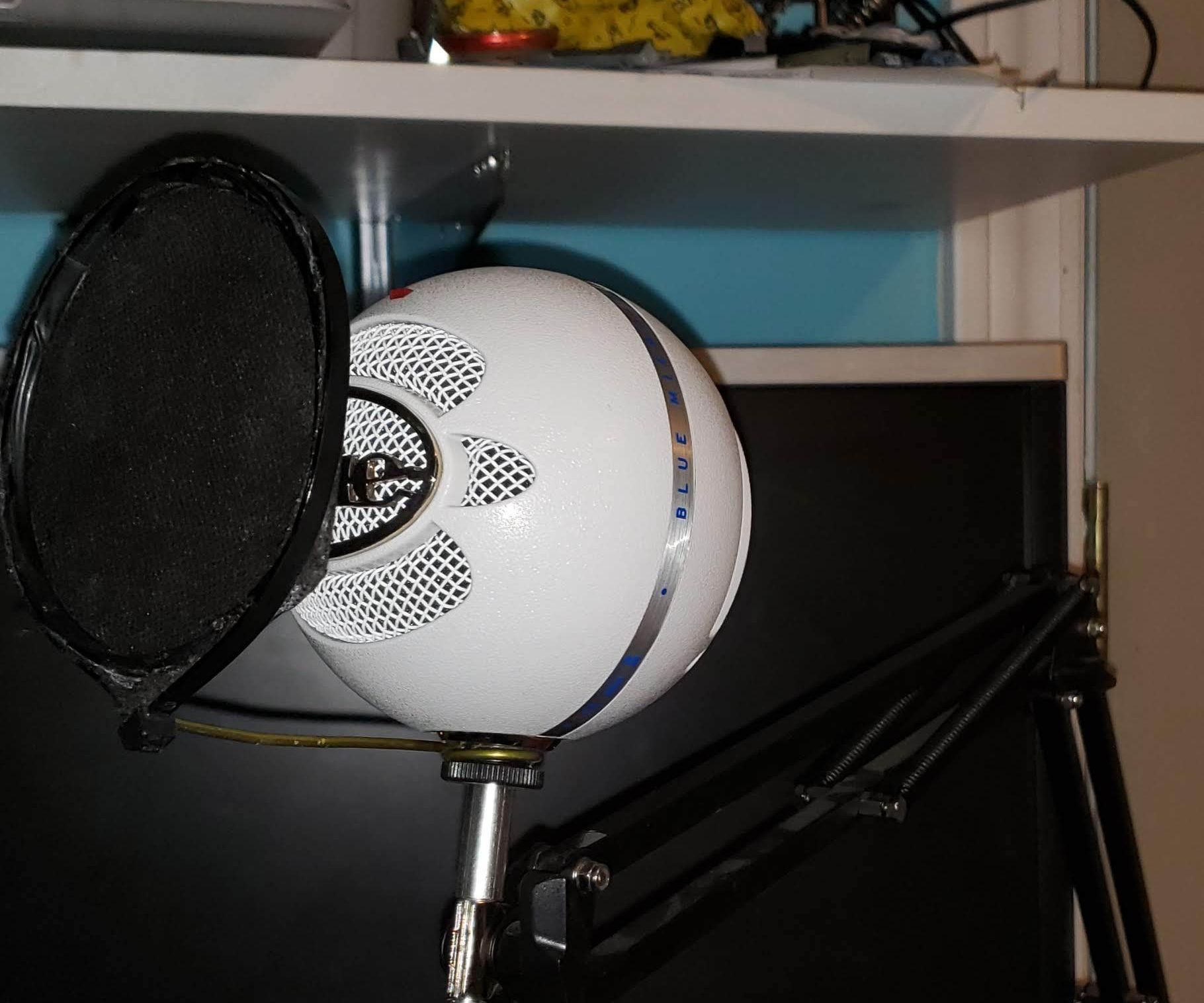 Cheap Pop Filter for Snowball