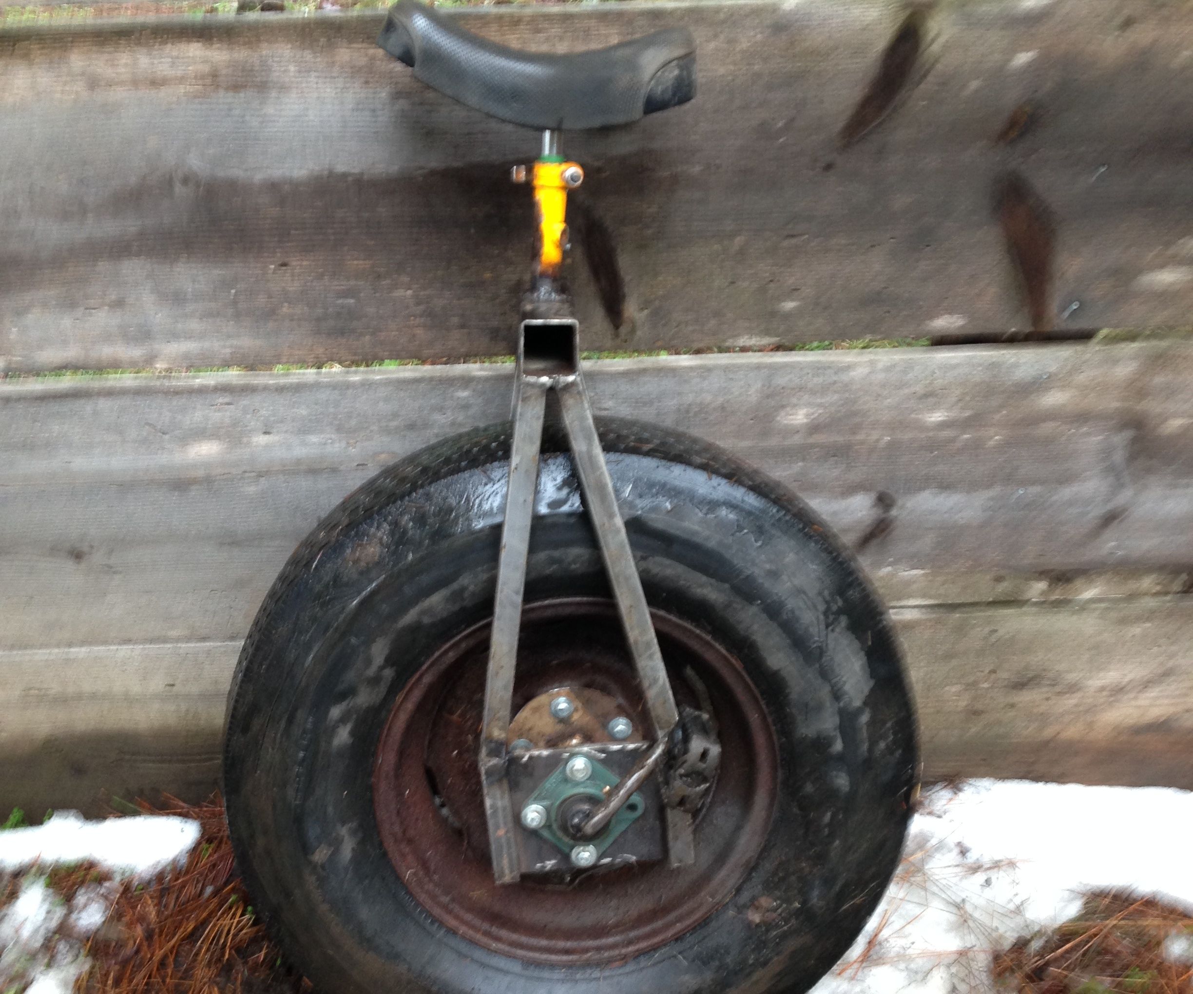 How to Build a Car Tire Unicycle