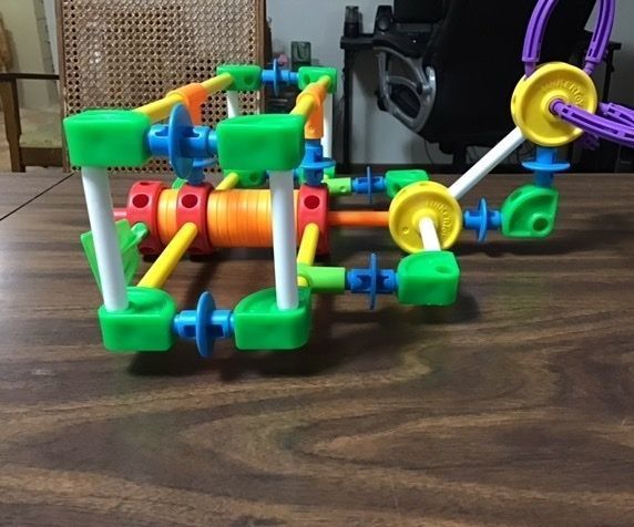 Tinkertoy Biplane With Instructions