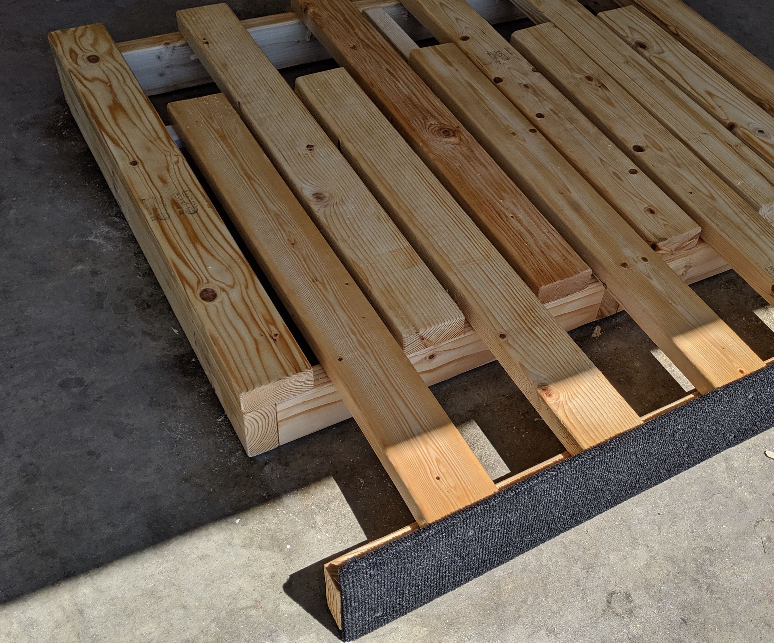 Expandable Folding Foam Bed/Sofa Platform for Teardrop Camper