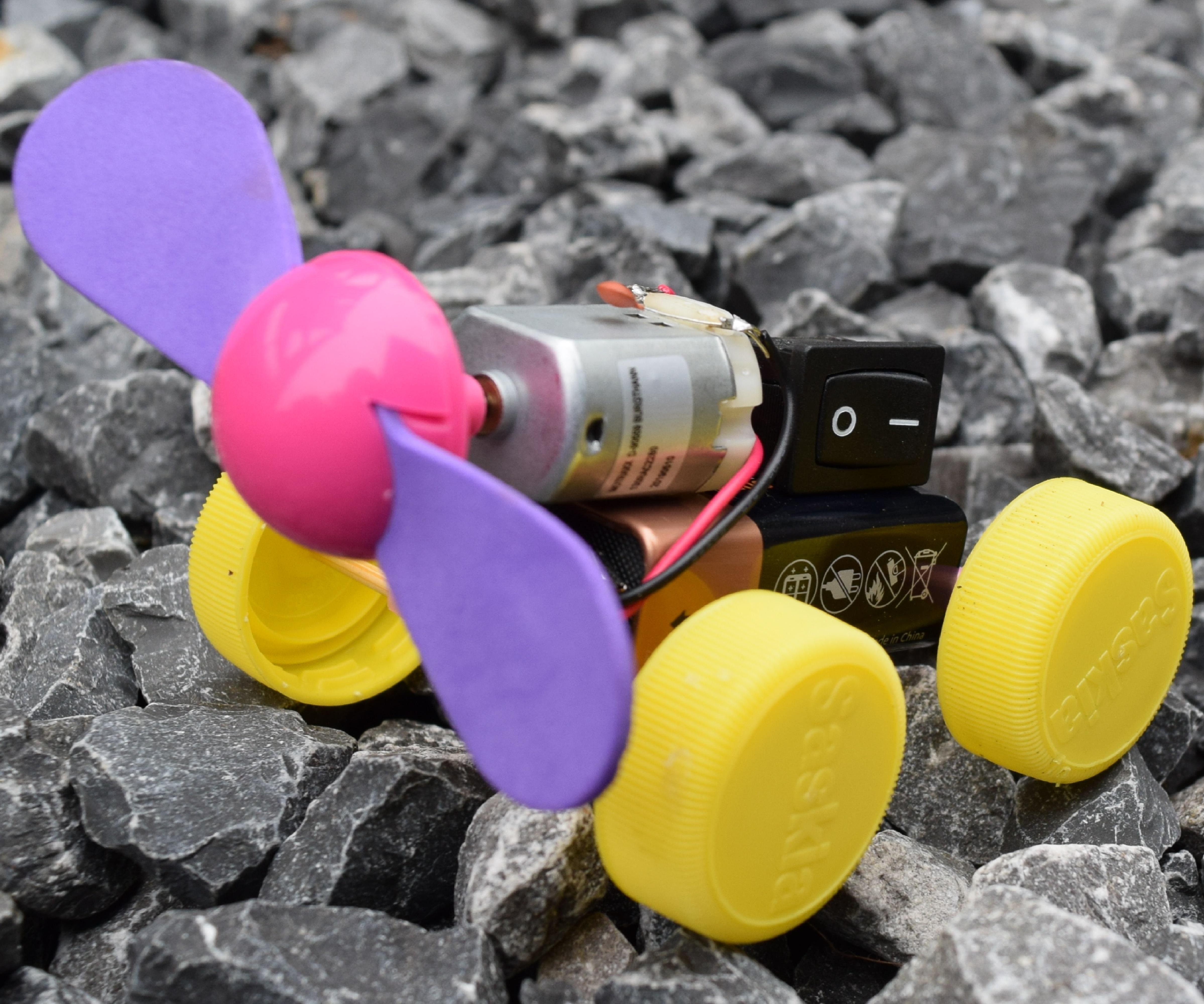 DC Motor Propeller Car