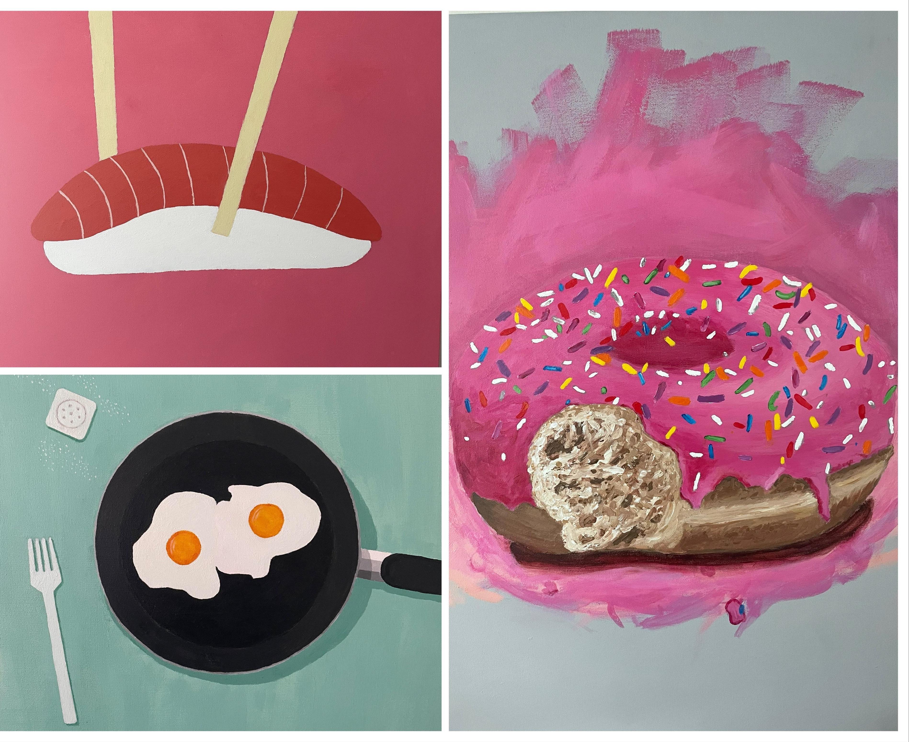  3 Levels to Painting Minimalist Food