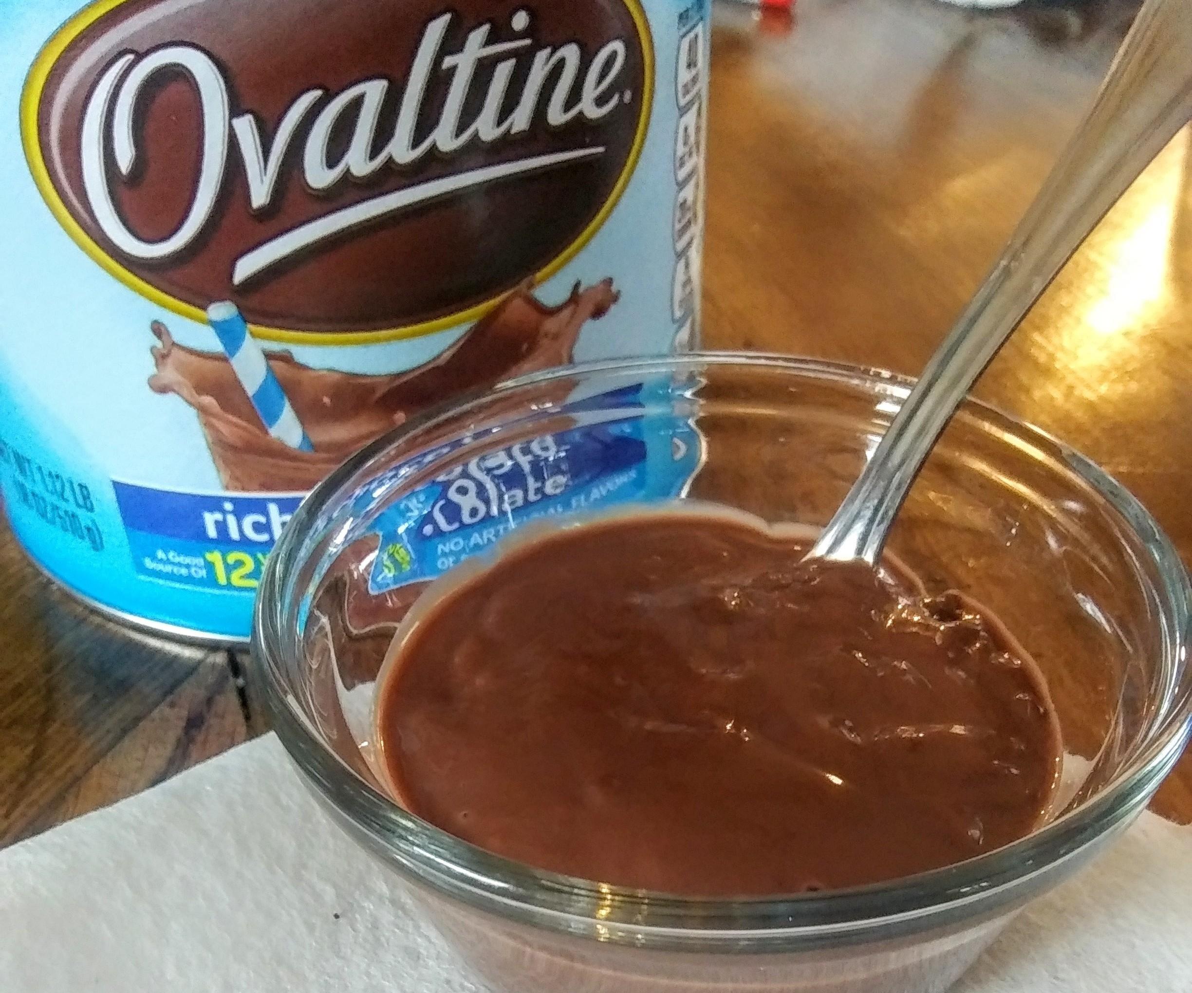 DIY Chocolate Pudding Cups From Ovaltine!