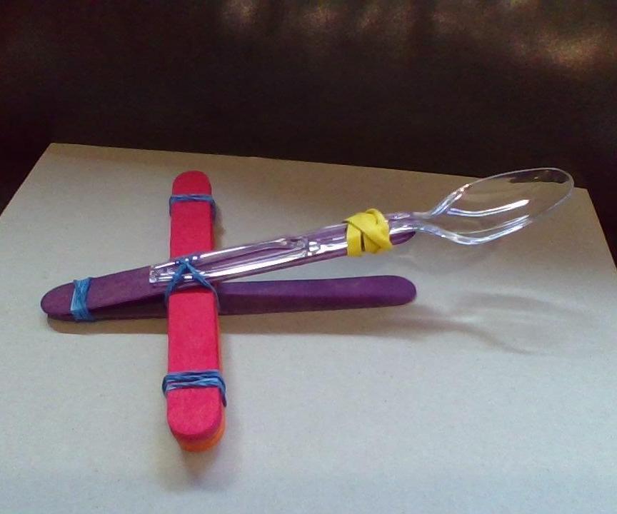 Craft Stick Catapult (kinetic Energy Experiment)