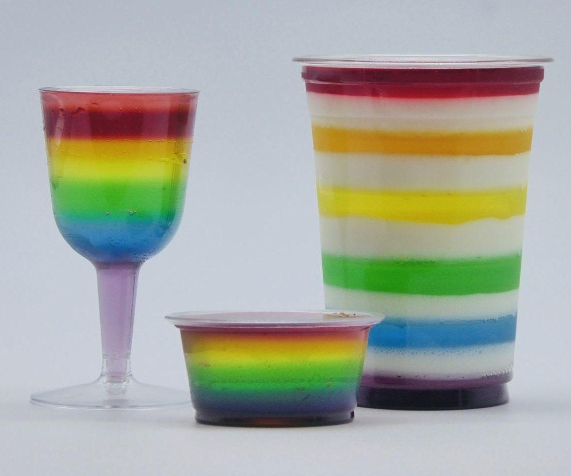 Layered Rainbow Jello