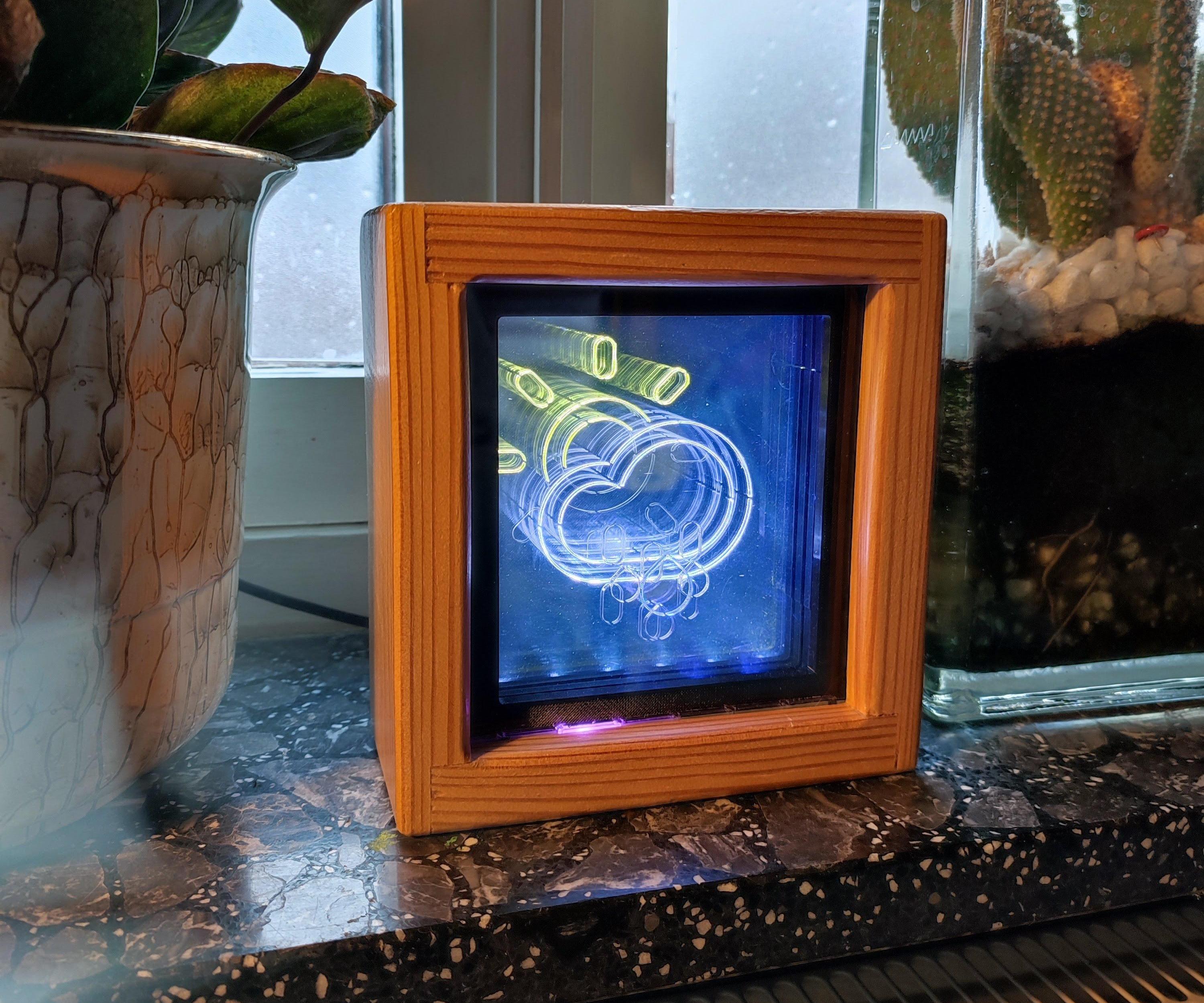 WeatherCube, an Edge-lit 6 Day Weather Forecast