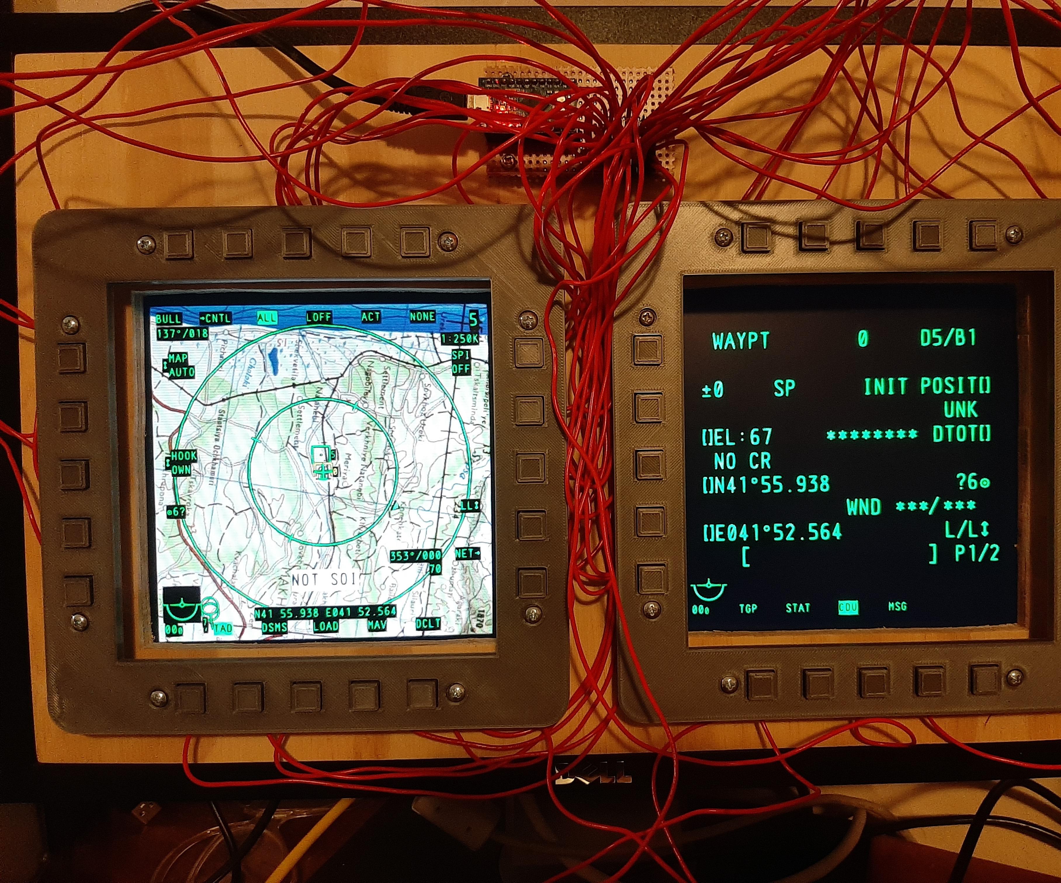 DIY Flight Sim Multi-Function Displays (MFDs)