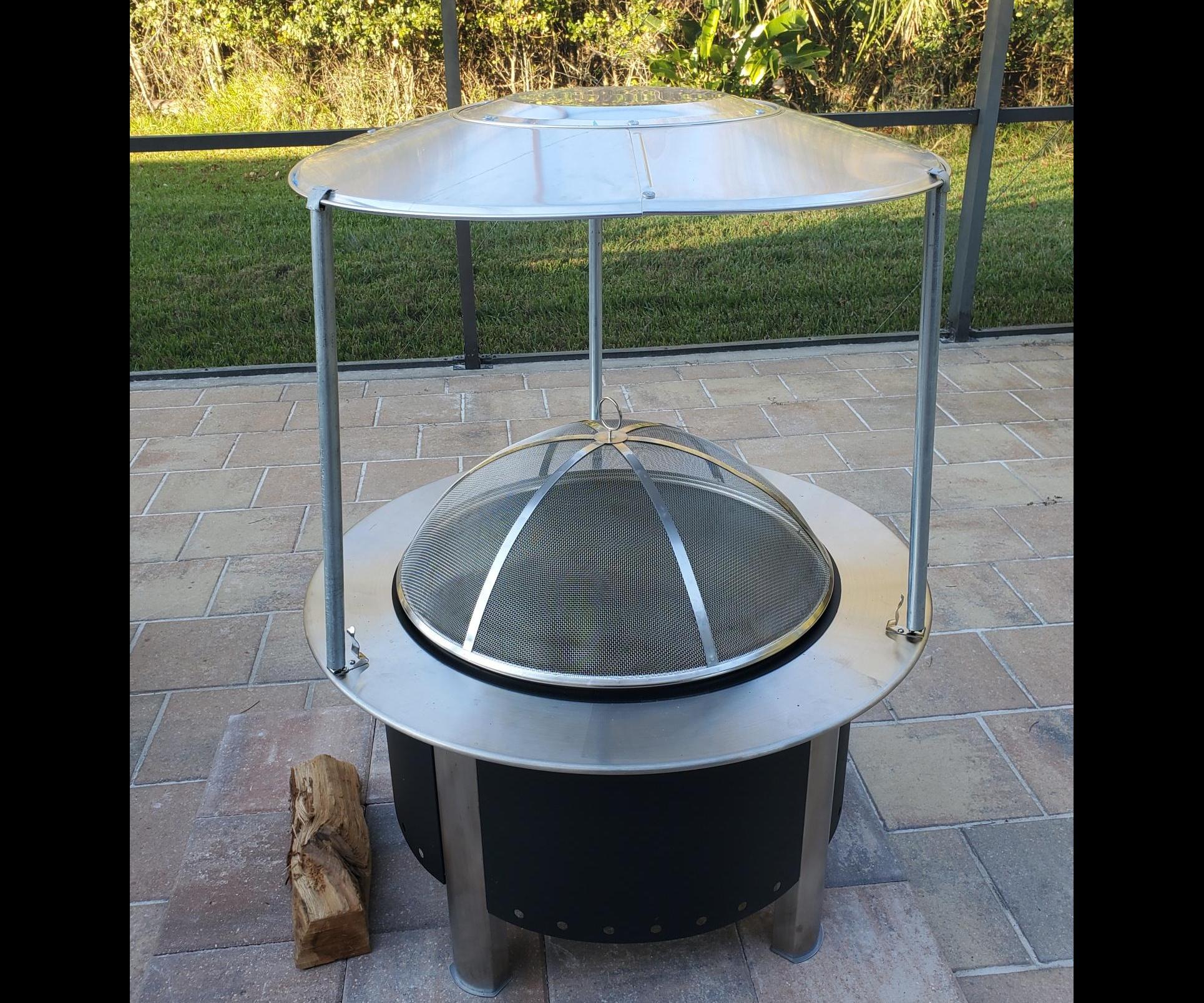 Member's Mark XL Smokeless Wood Fire Pit Heat Shield