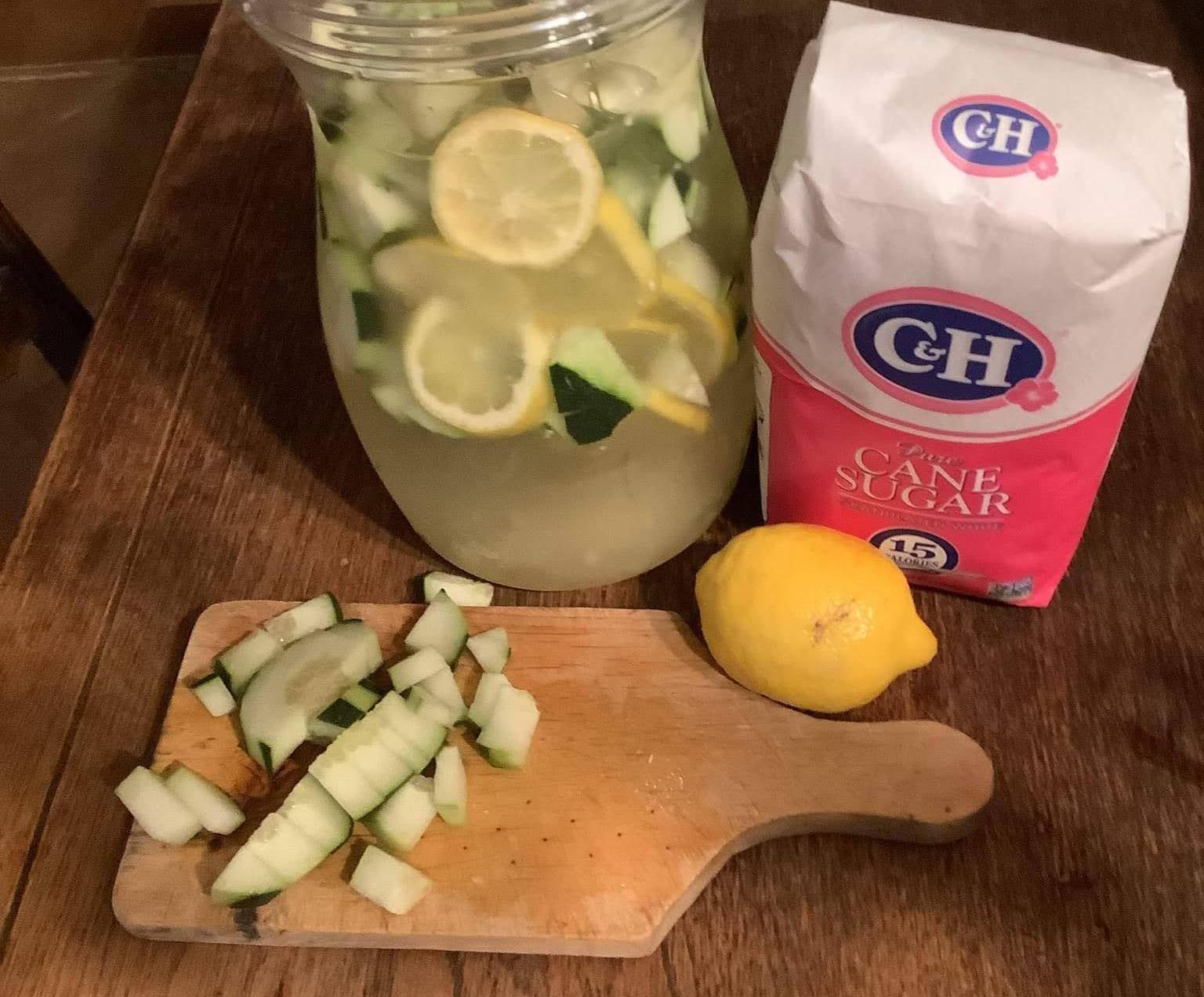 Cucumber Lemonade Refresher