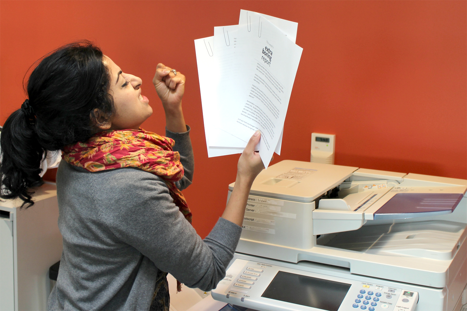 Photocopier Paperclip Prank