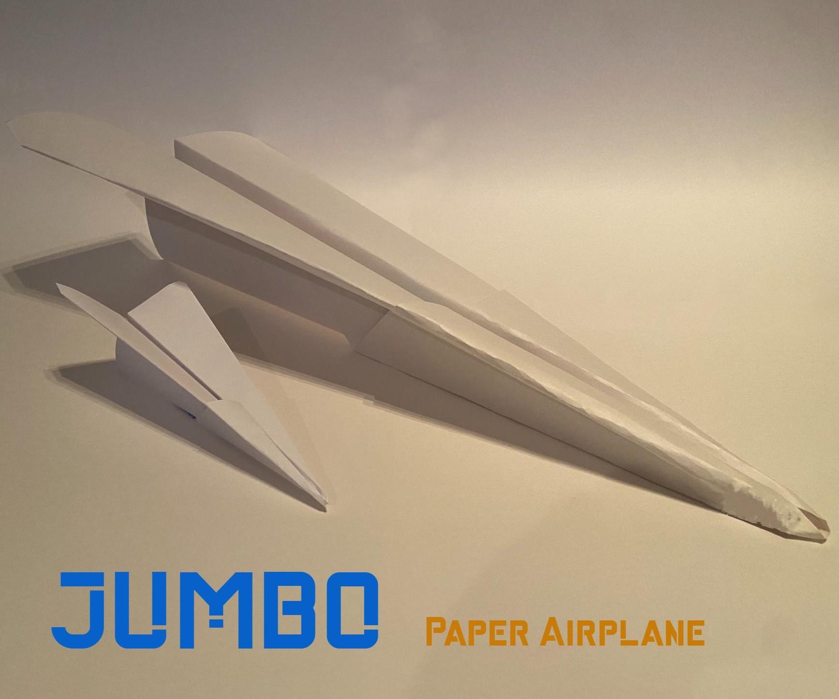Jumbo Paper Airplane