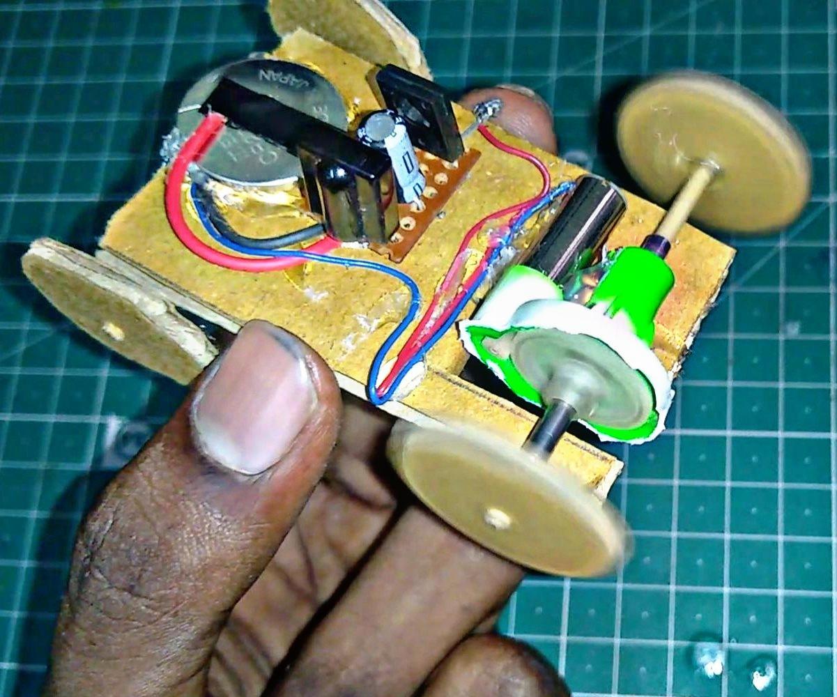 Mini Cardboard Remote Control Car