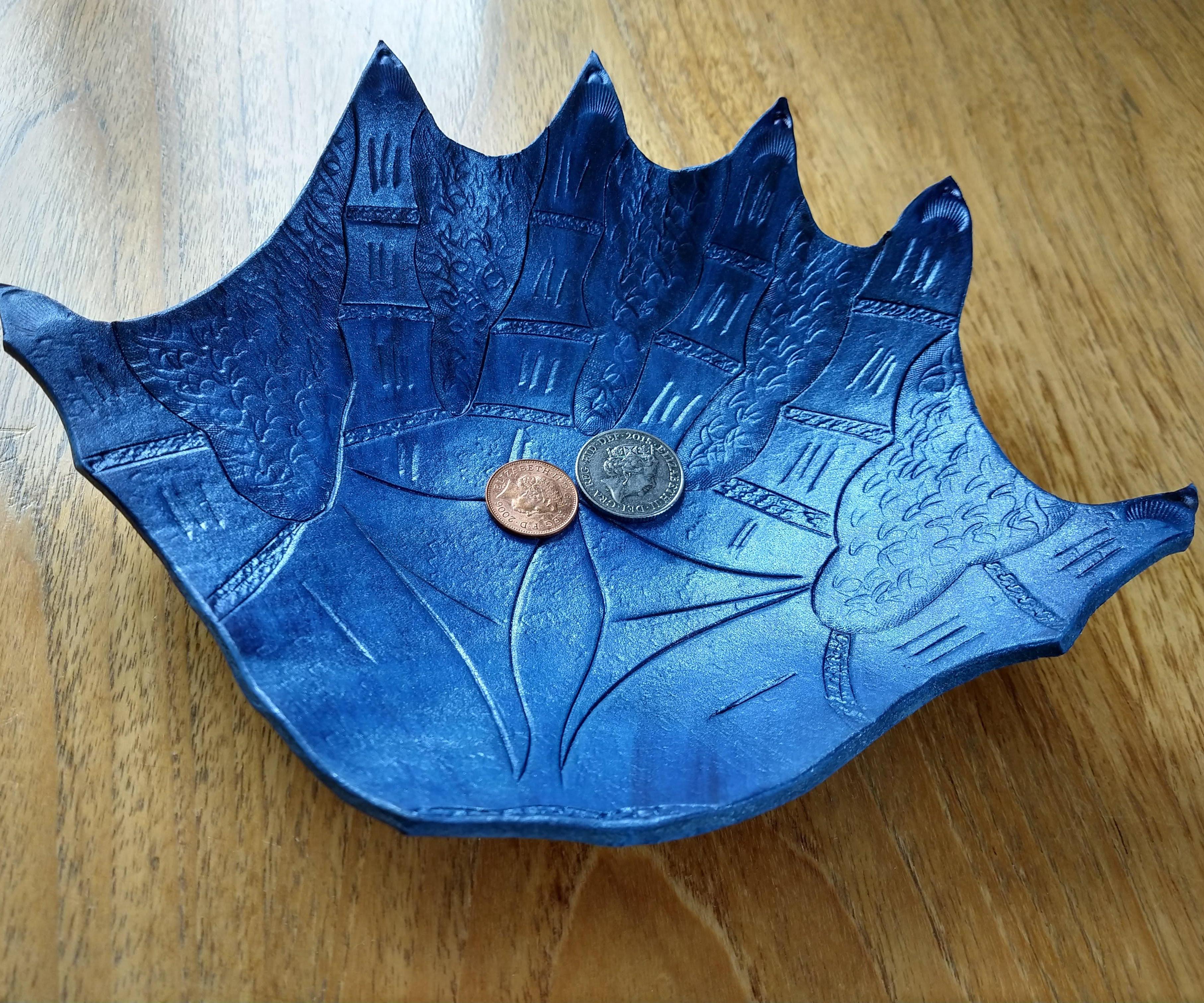 Alien Hand Leather Coin / Vanity Tray