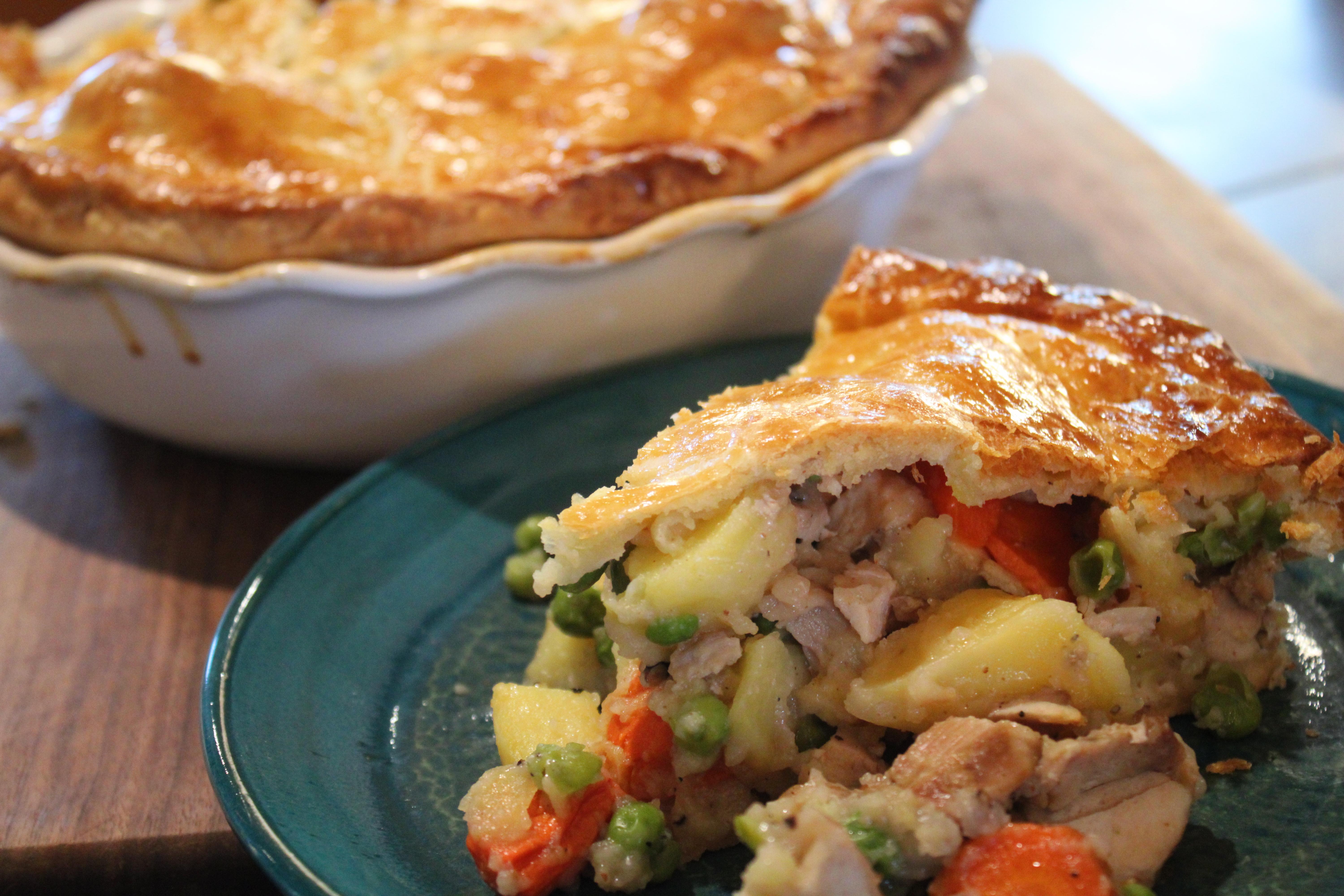 Roast Chicken and Vegetable Pot Pie