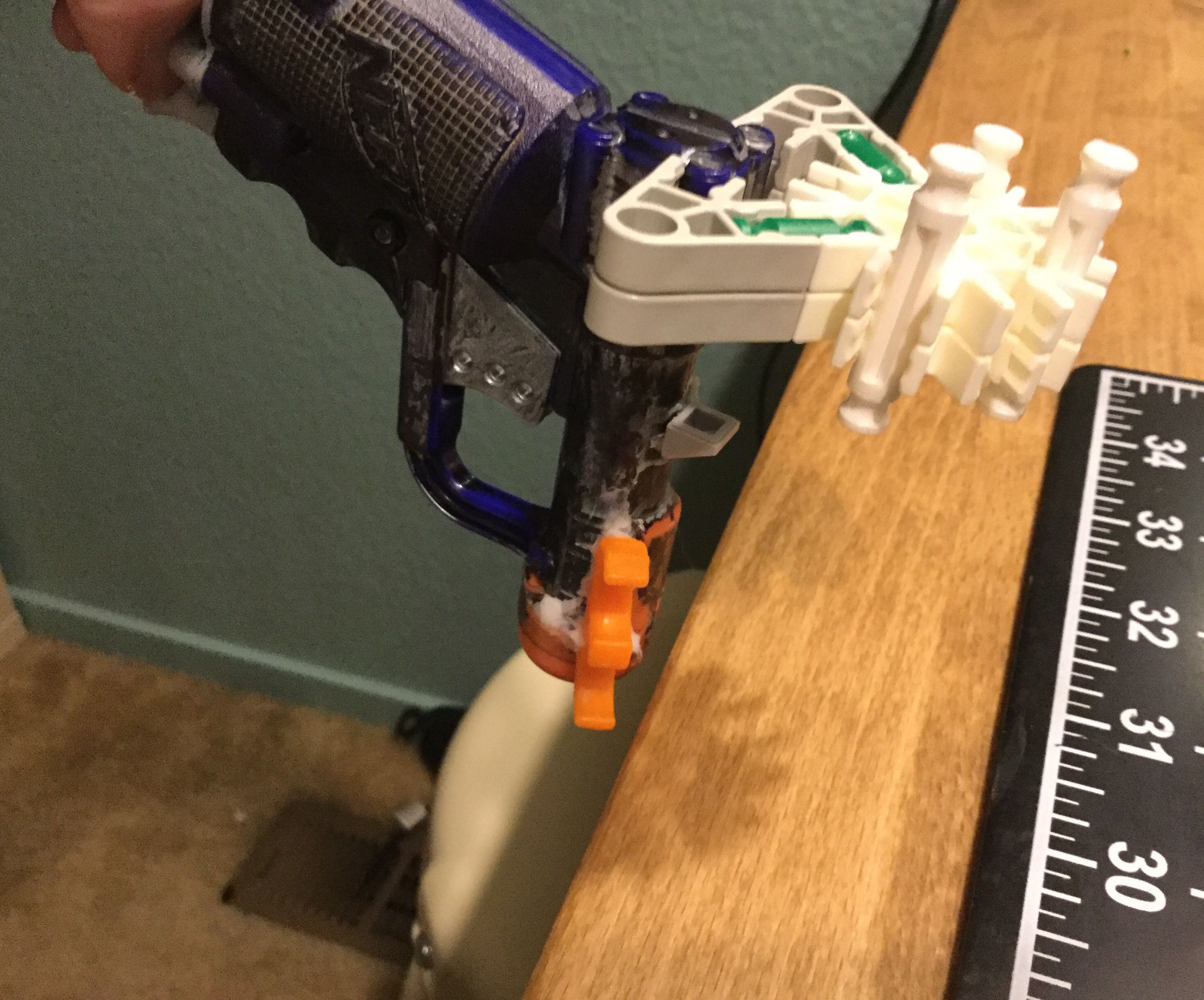 Nerf jolt attachment(sight) Knex 