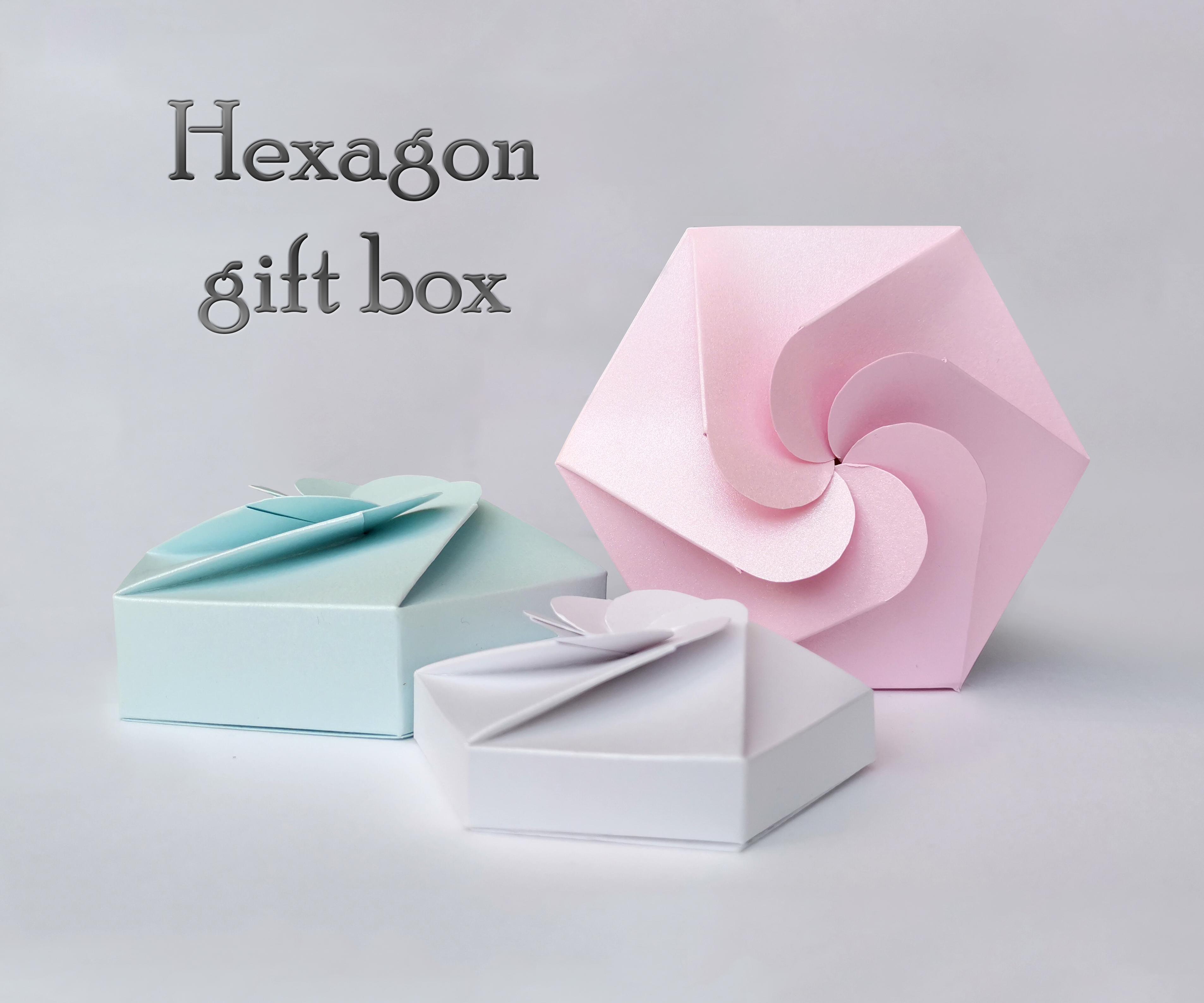 Hexagon Gift Box + Template