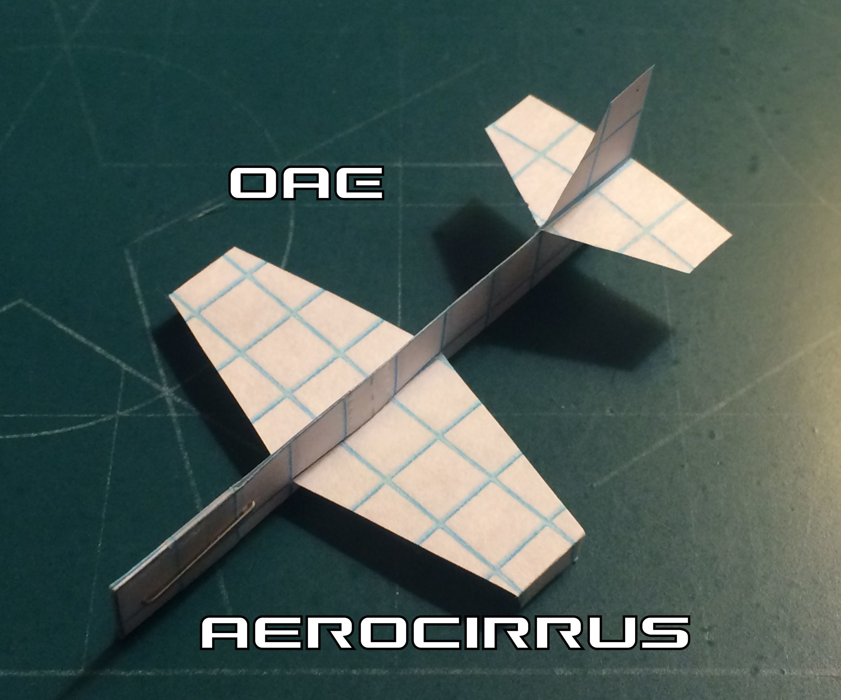 How To Make The AeroCirrus Paper Airplane