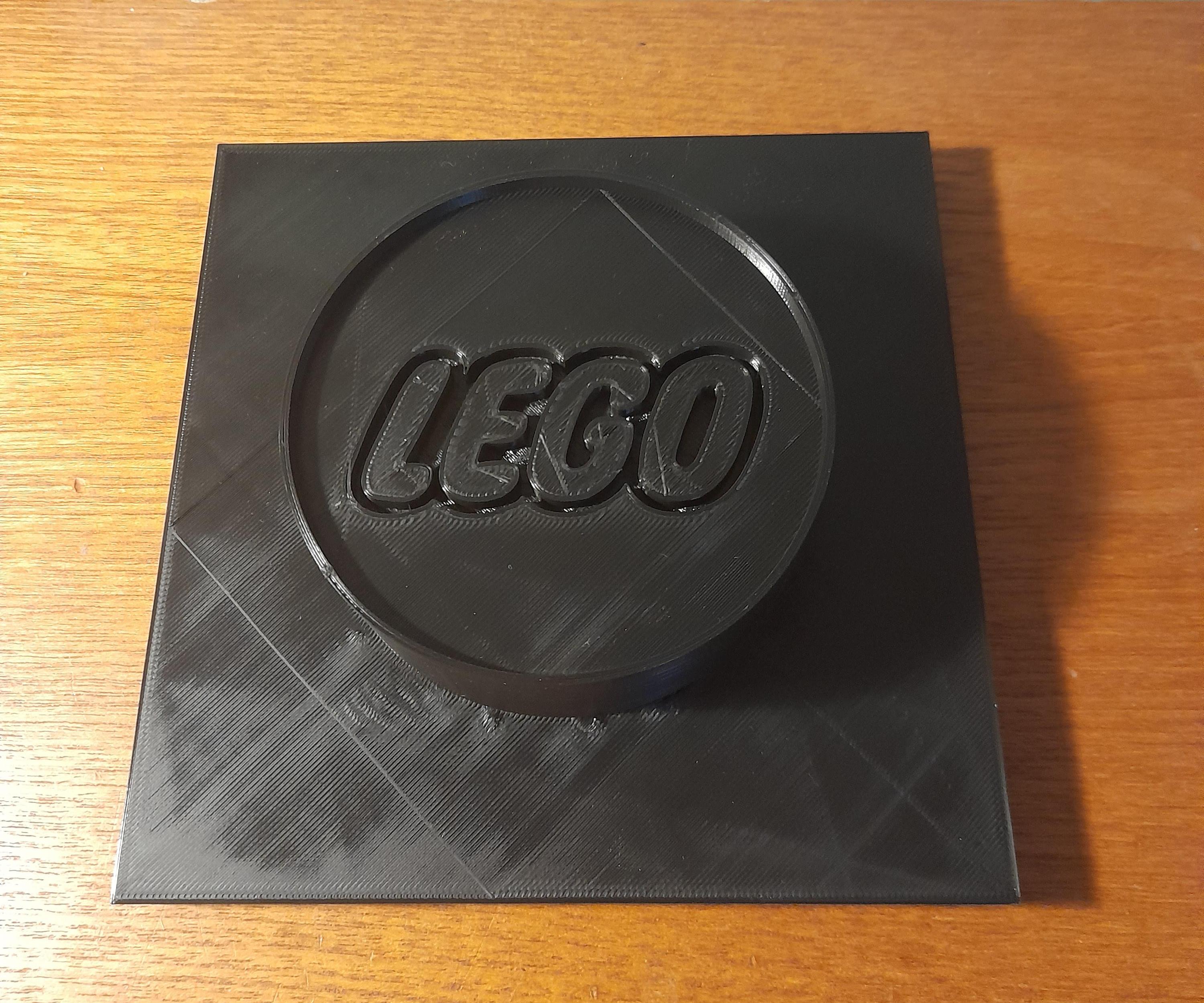3D Printed GIANT 1X1 LEGO Brick Coaster (including Files!)