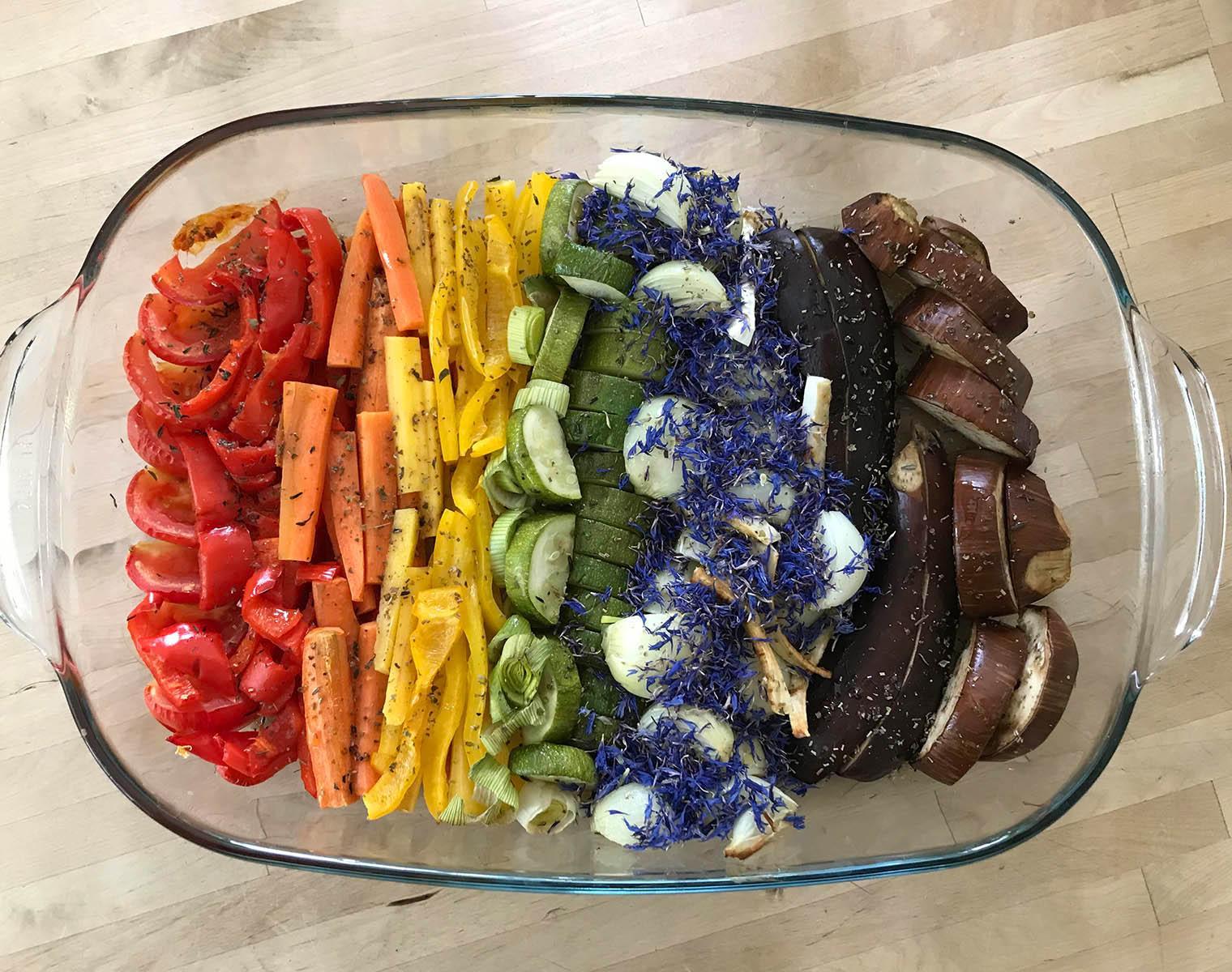 Delicious Veggie RainbowL