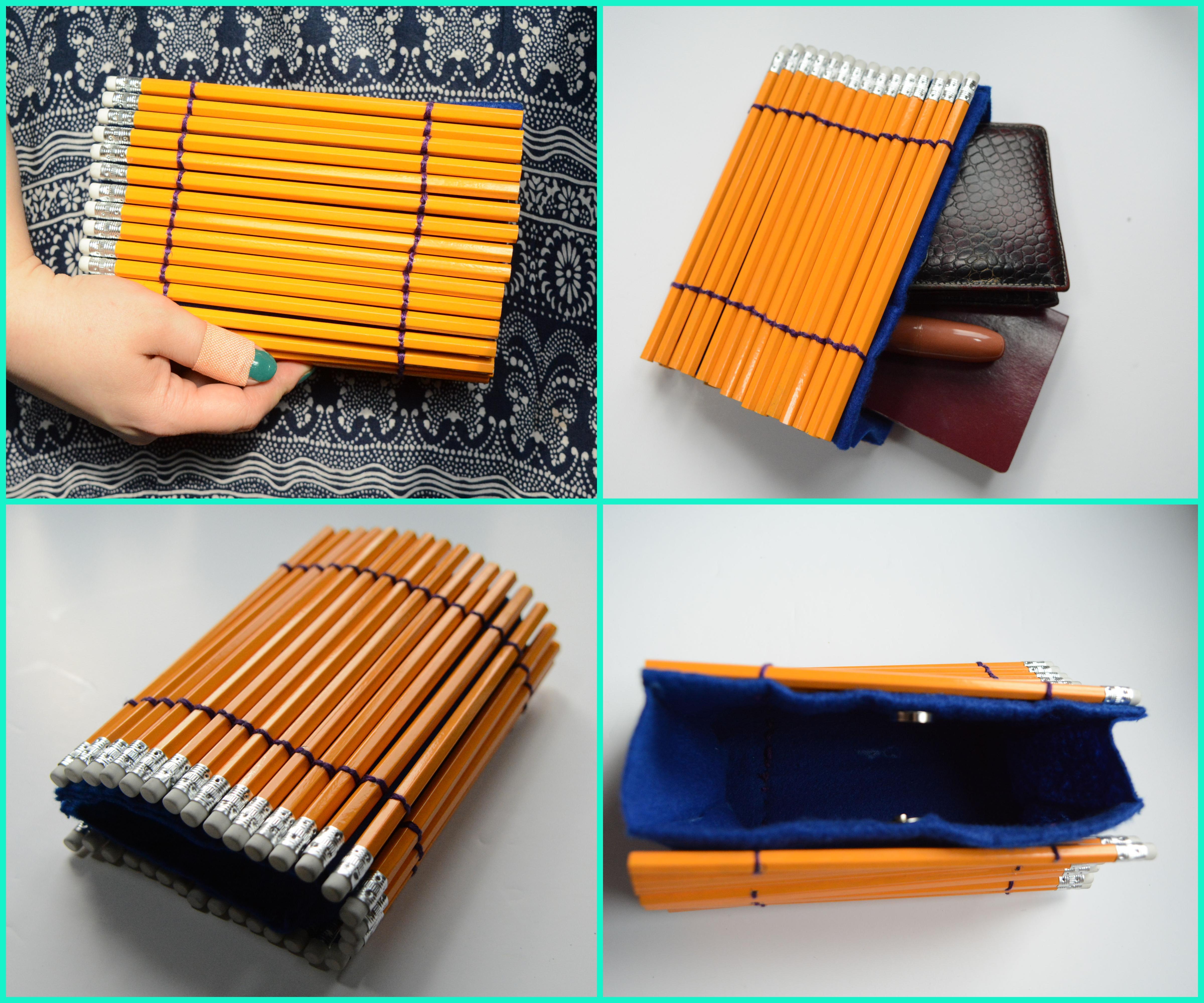 Quirky Pencil Clutch 