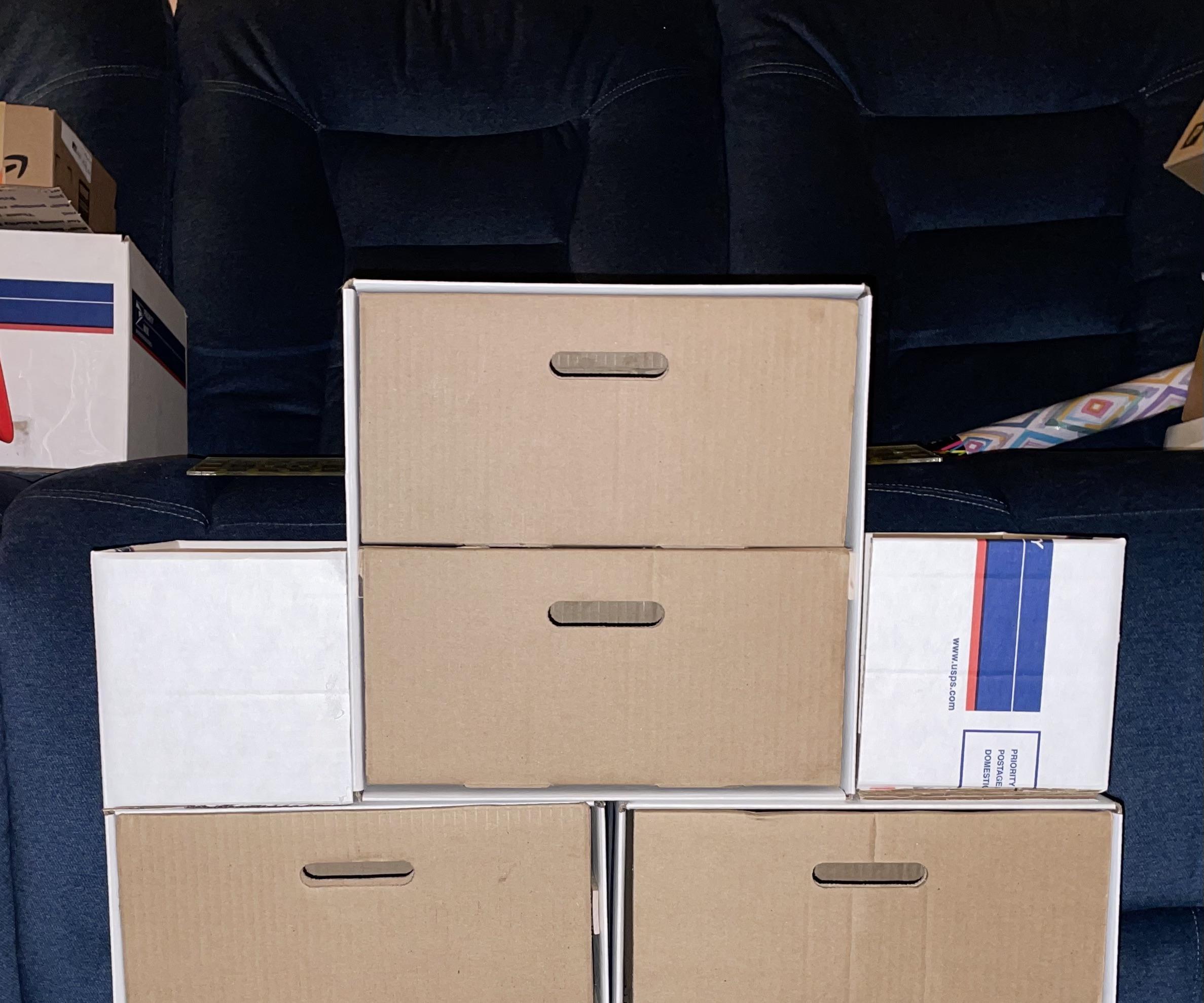 Cardboard Organizer Chest