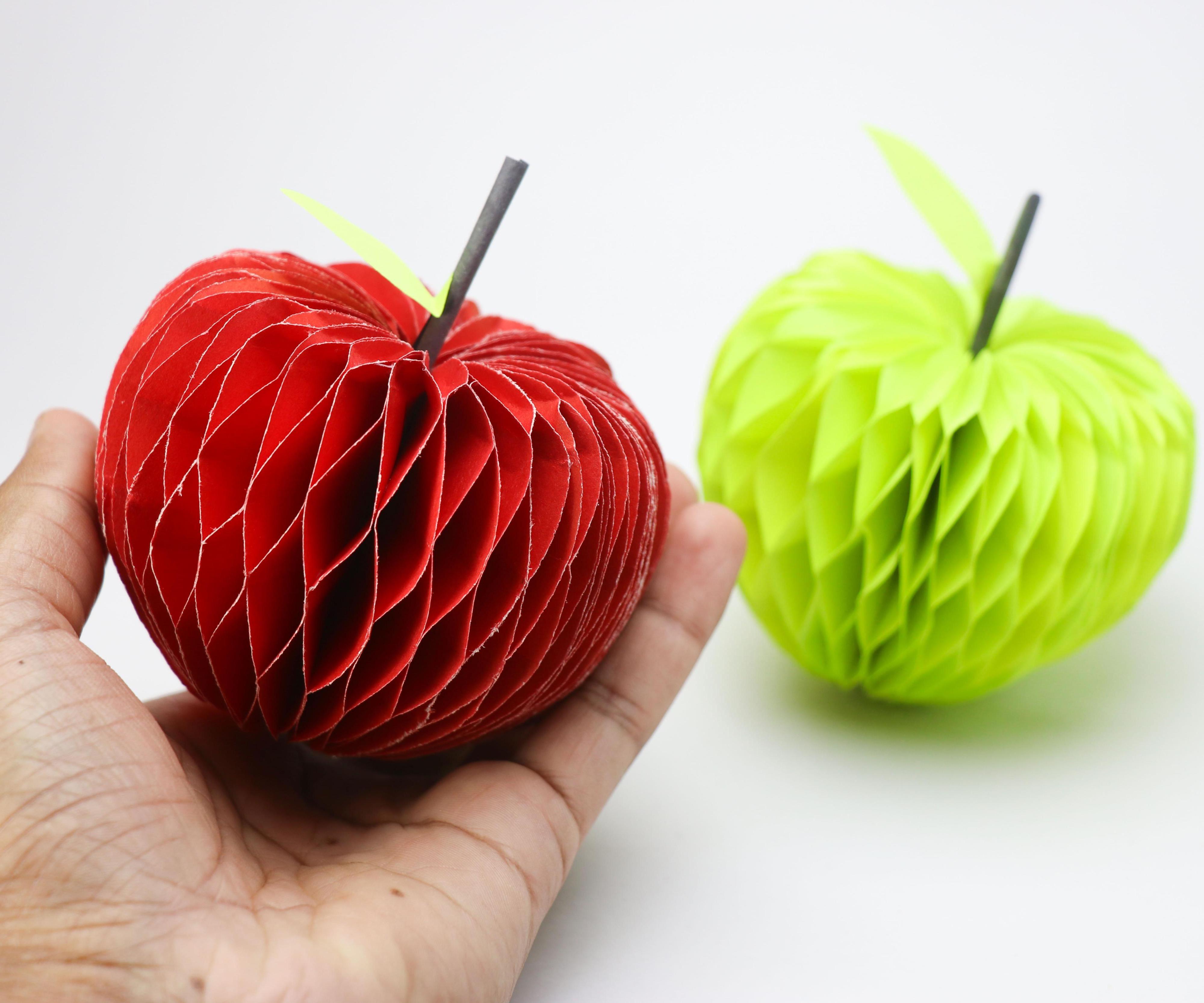 How to Make Unique Origami Apple in Very Easy Way