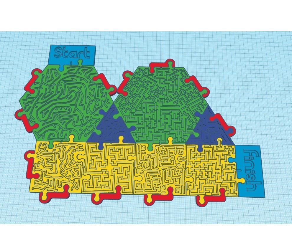 Jigsaw Maze Pieces