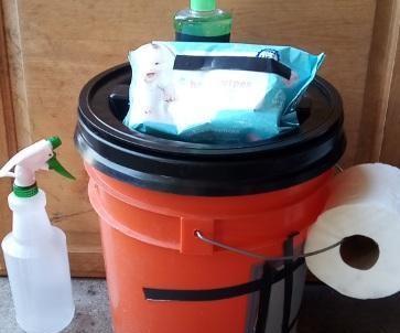 Back Up Bucket Toilet