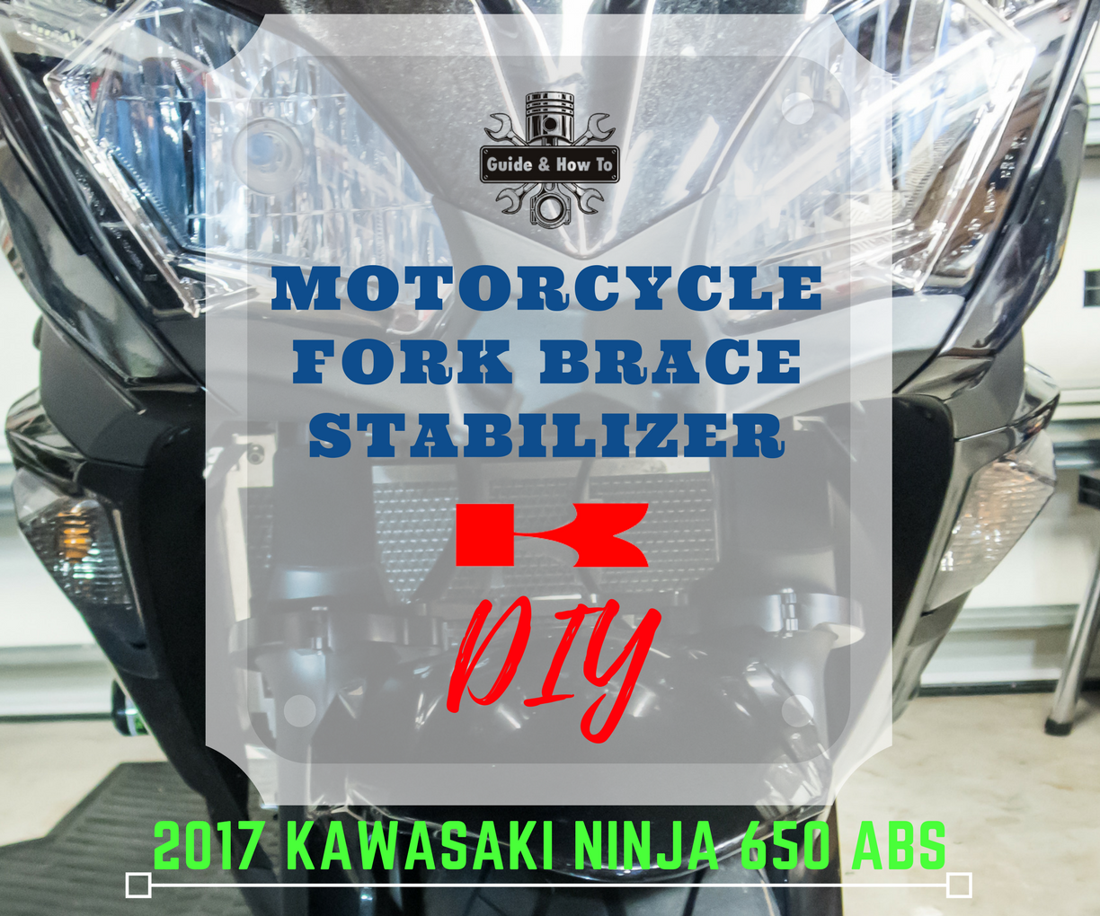 Motorcycle Fork Brace Install - 2017 Ninja 650 / Z650