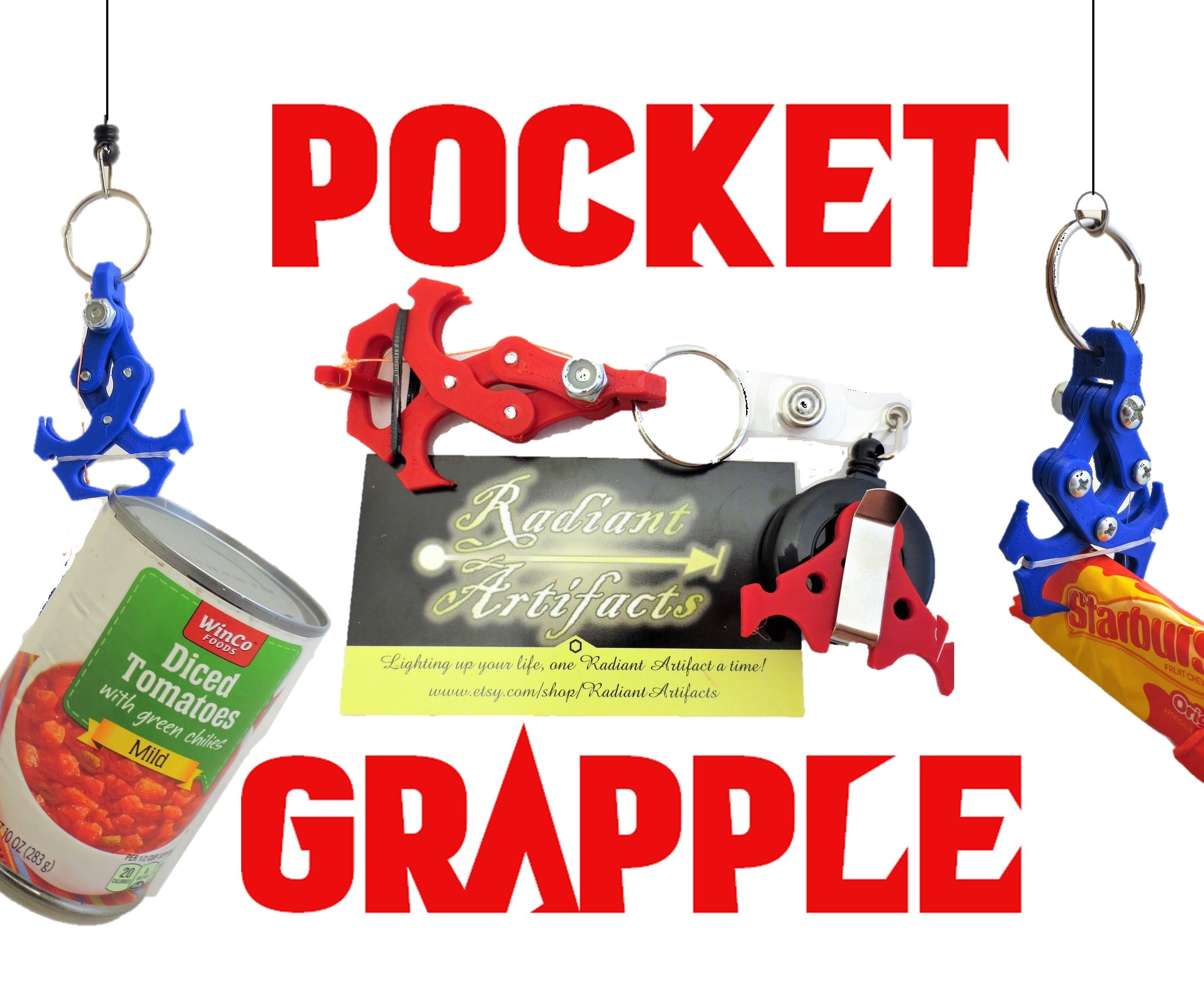 Pocket Grapple- a Toy Mechanical Claw Grappling Hook