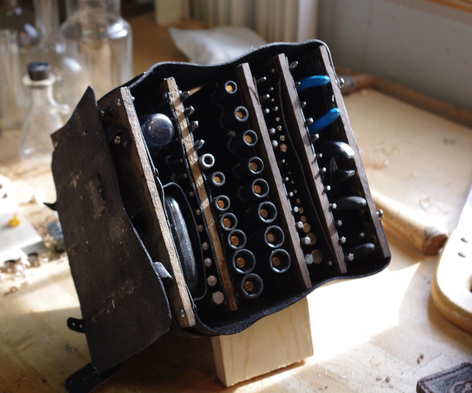 Leather Tool Holder for Scallywags and Tinkerers