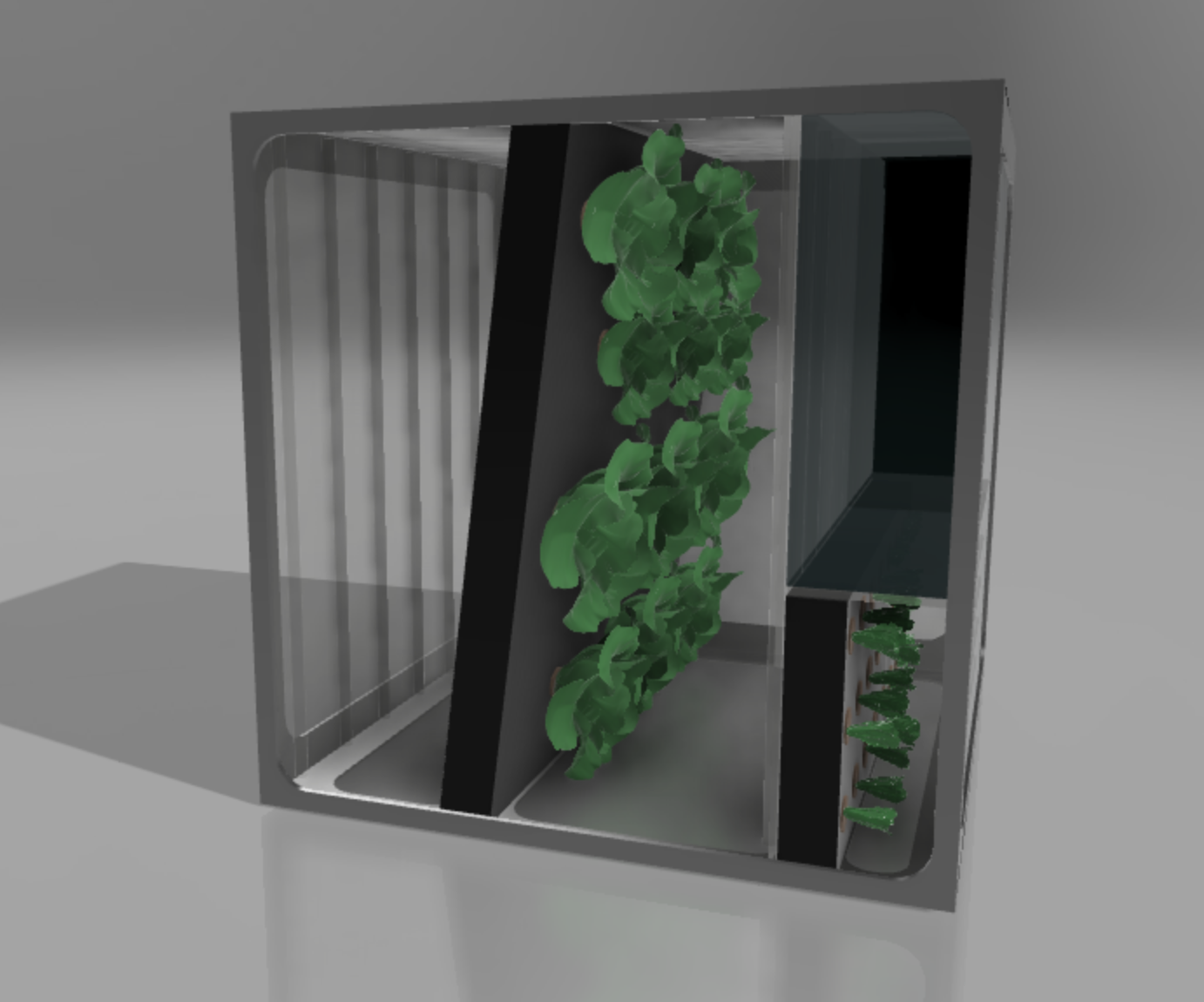Zero Gravity Gardening Concept for Deep Space Travel